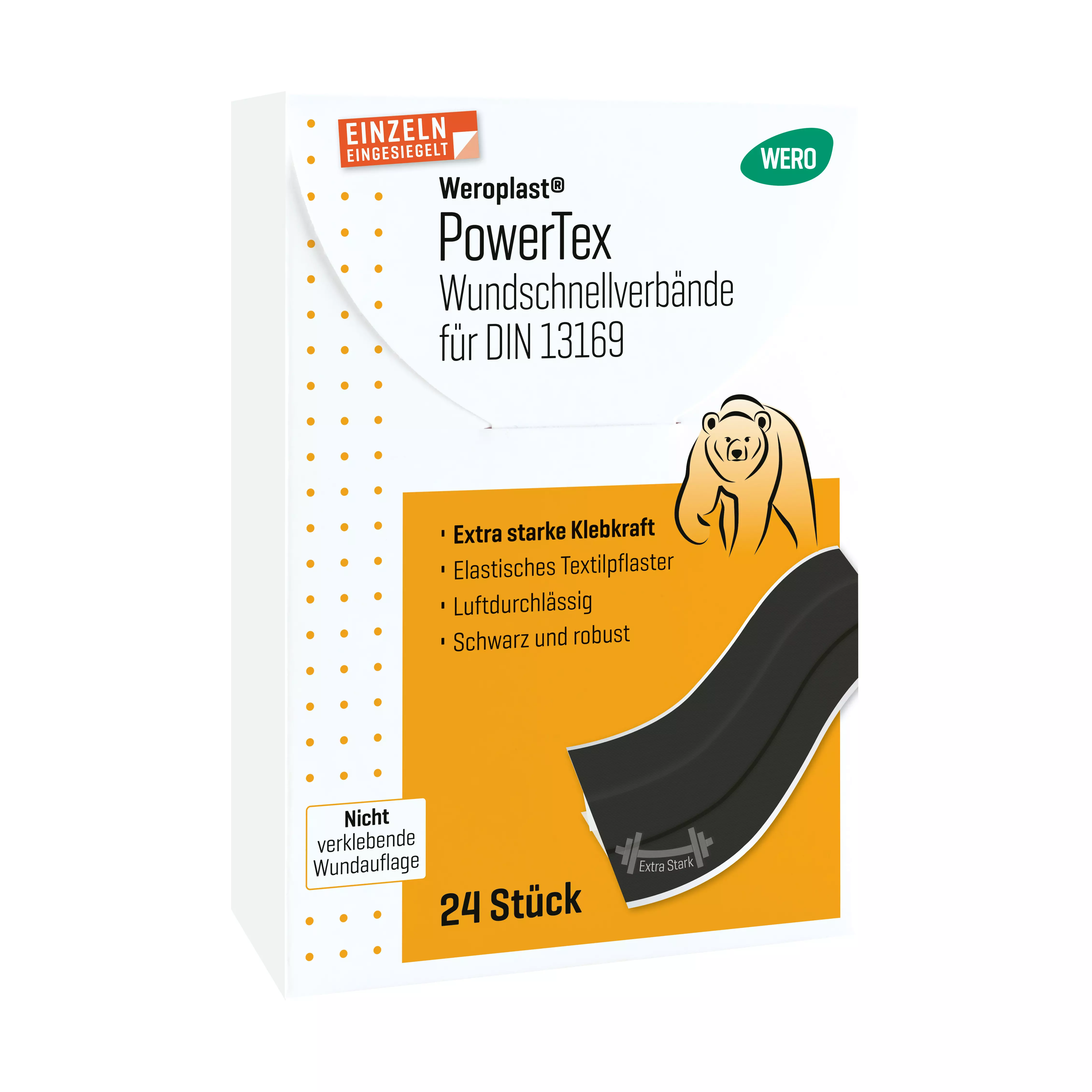 Weroplast® PowerTex Pflaster - Wundschnellverbände DIN 13169