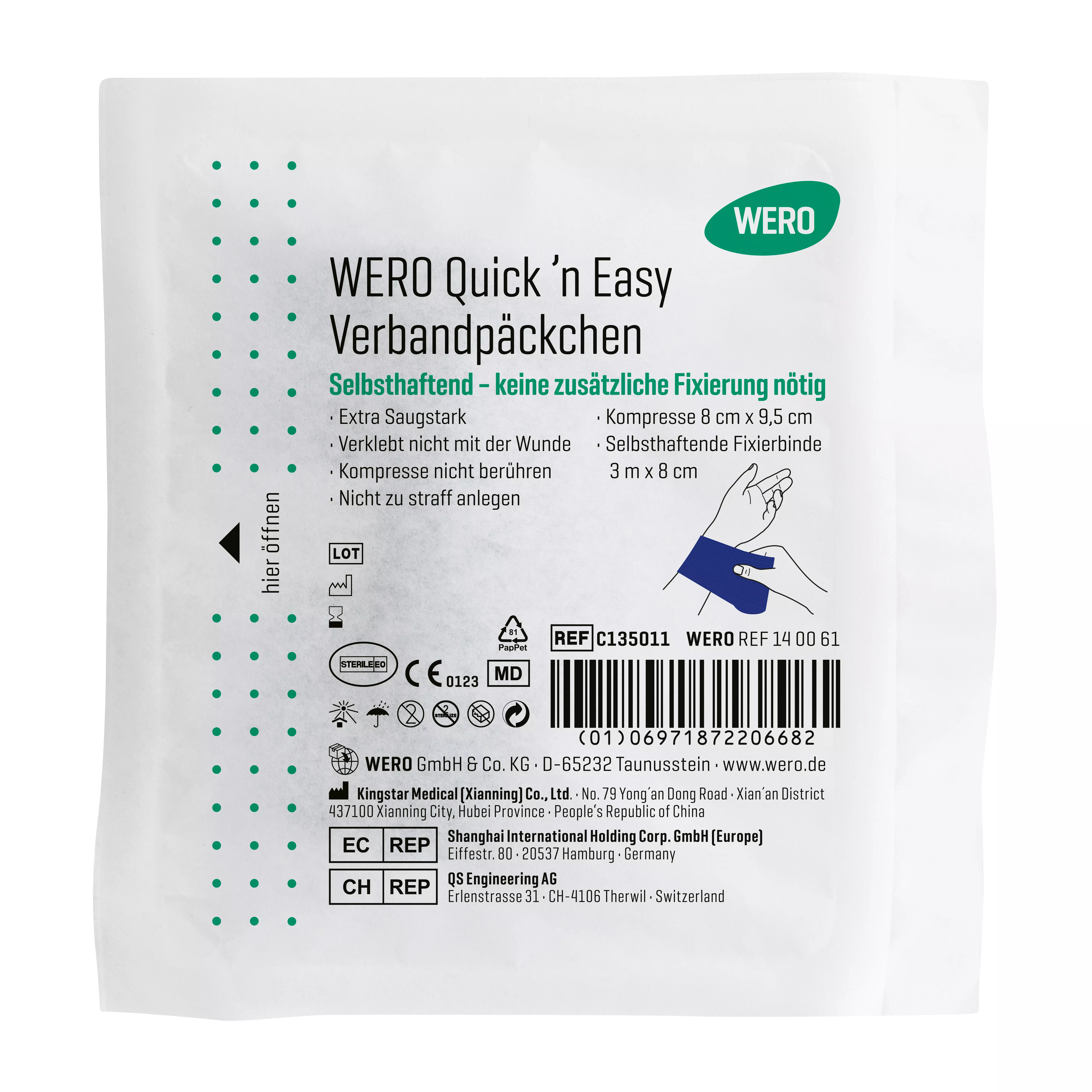 WERO Quick ‘n Easy Verbandpäckchen, steril