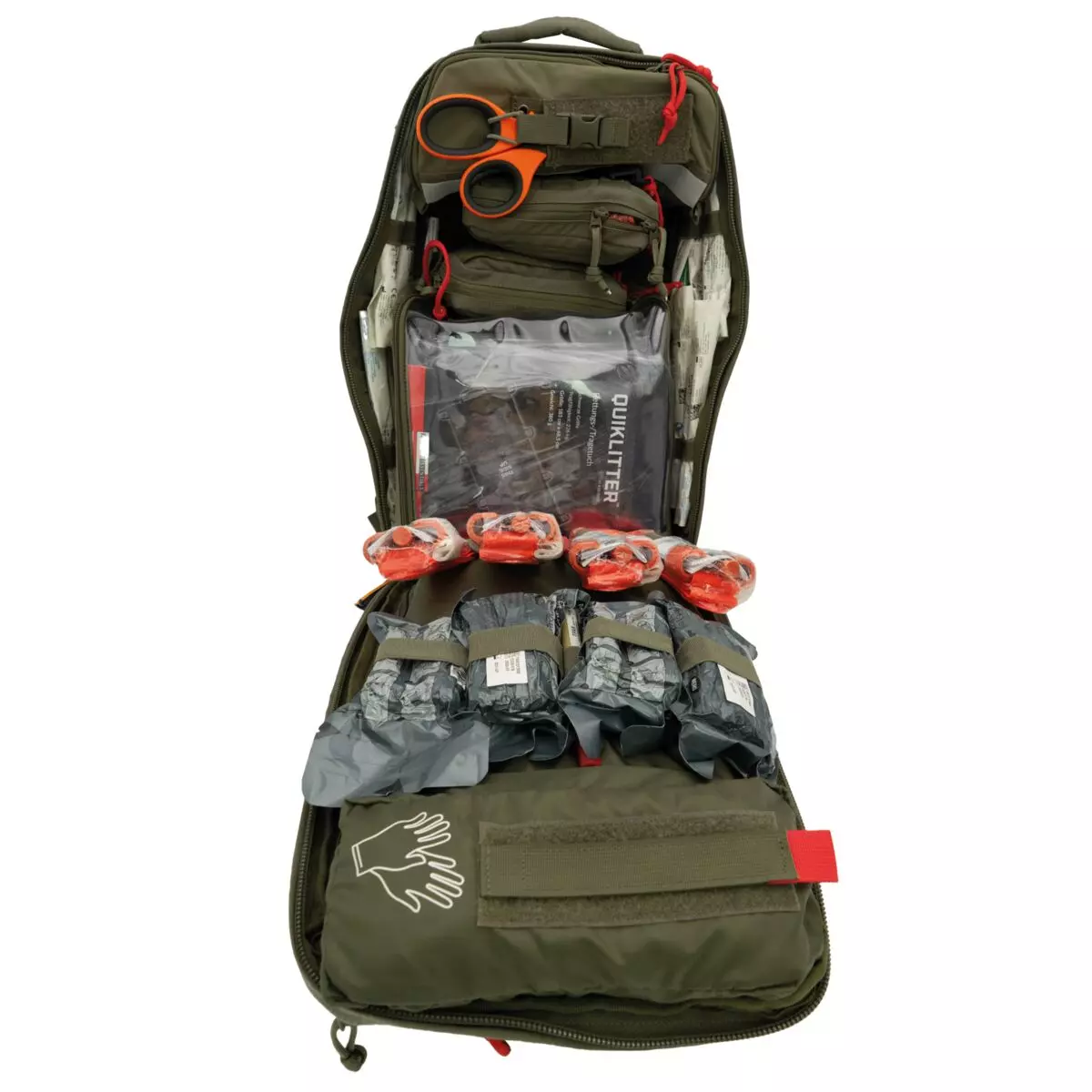 WERO MED-X® MANV backpack filled
