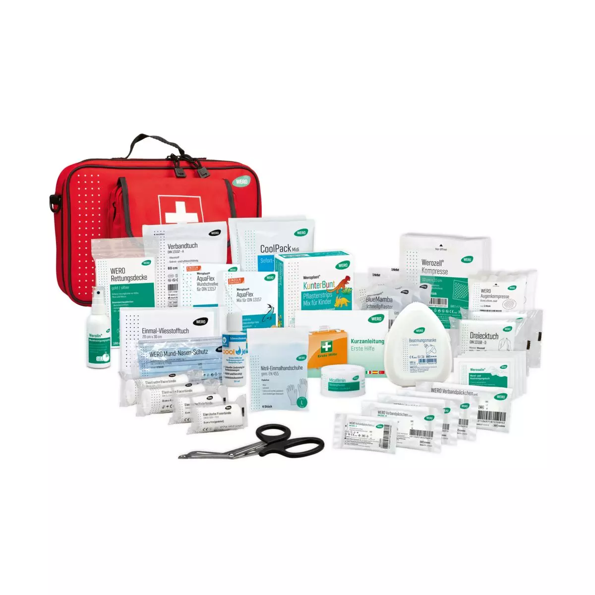 WERO first-aid bag for swimming pool - special filling incl. DIN 13157