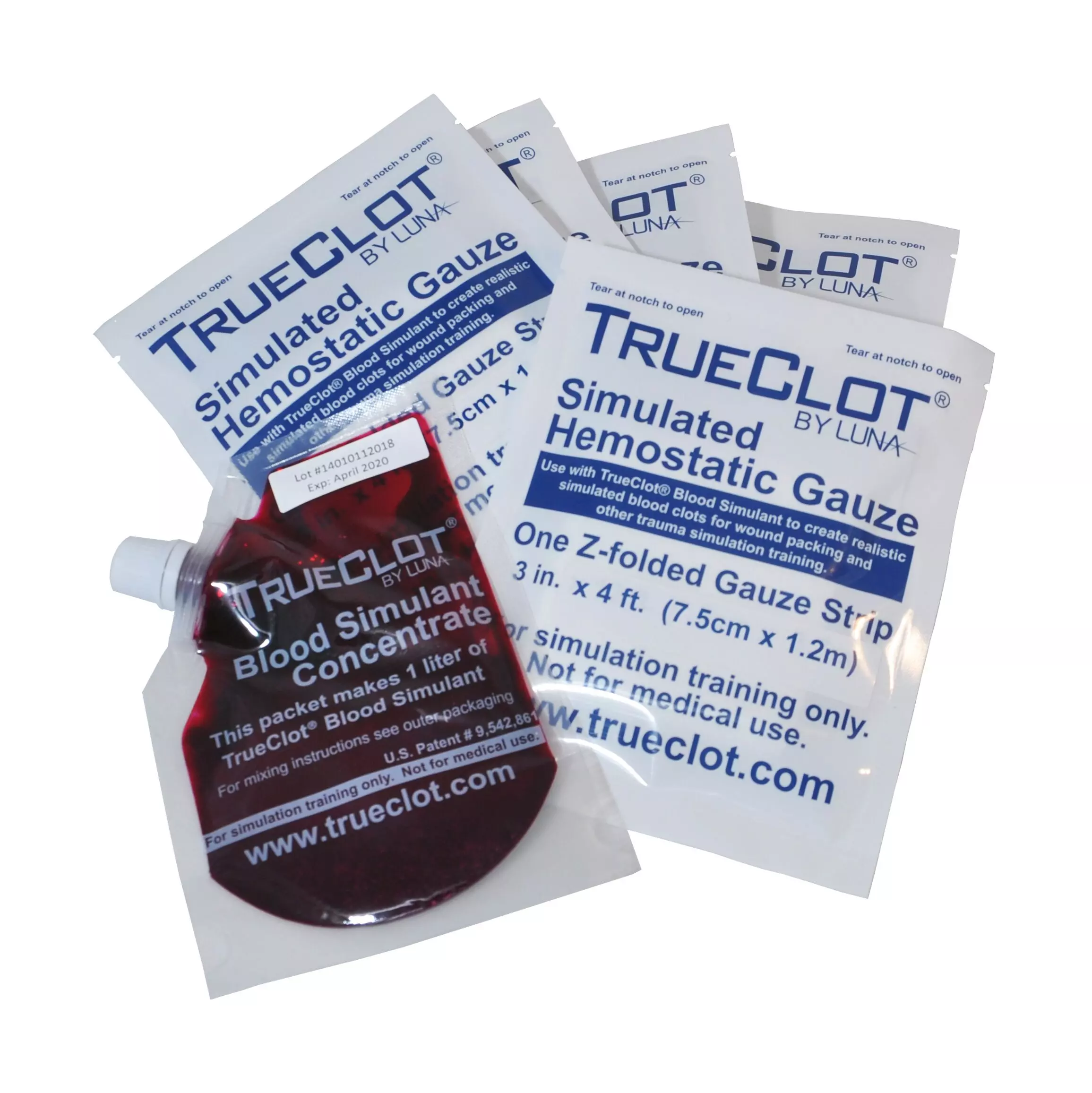 TrueClot® Wound Packing Task Trainer Schusswunden - Schusswunde