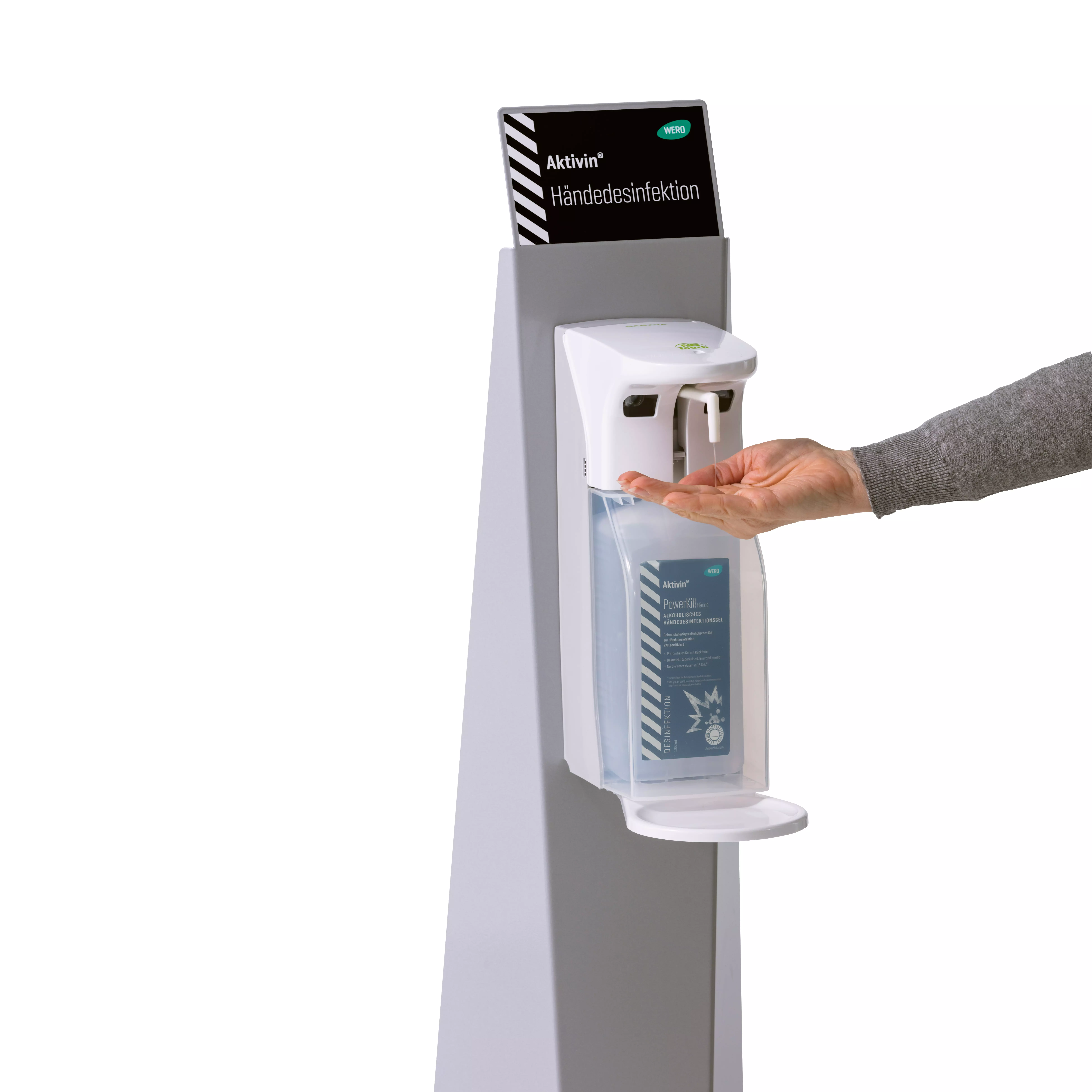 Aktivin® hand sanitiser stand - without dispenser
