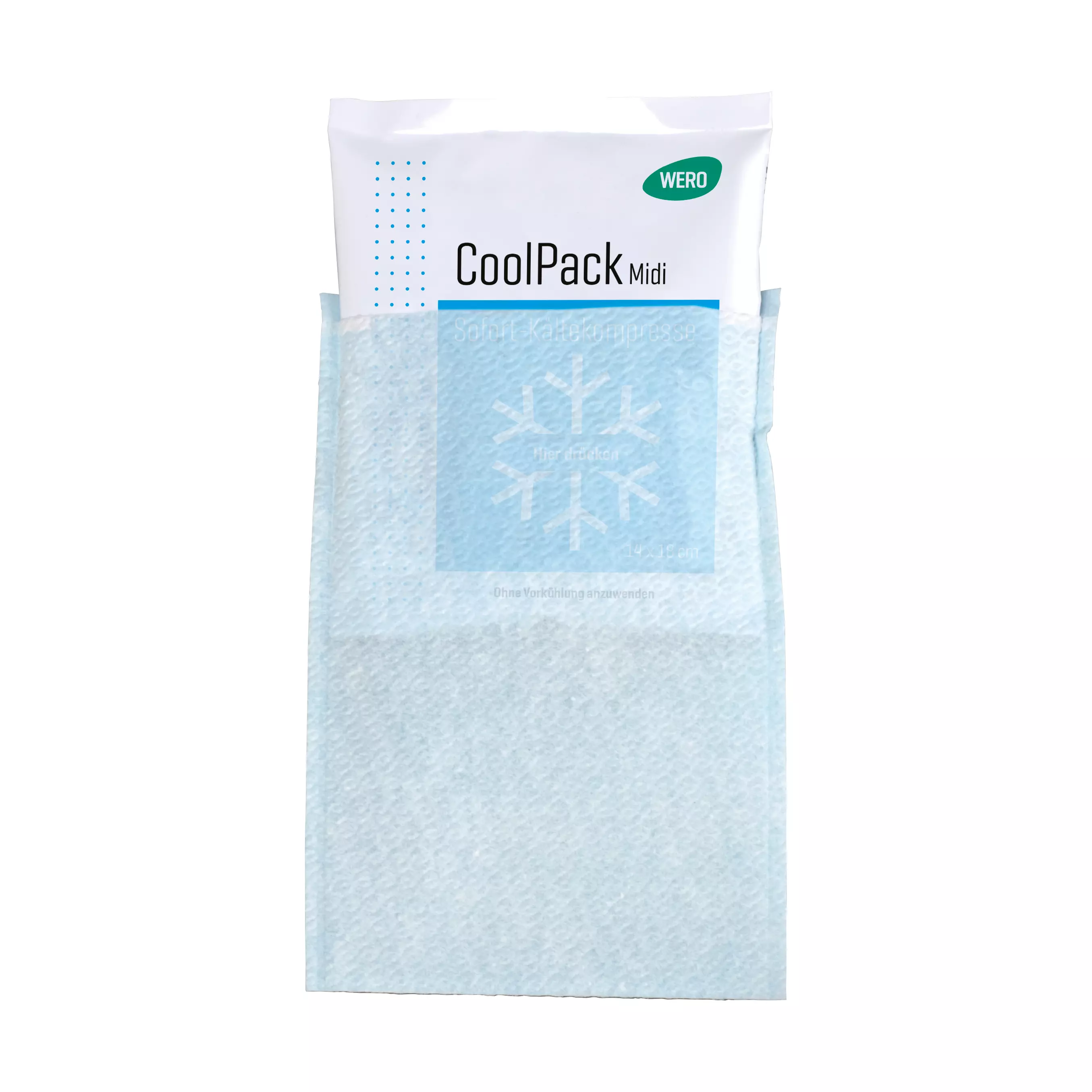 Disposable non-woven cover for instant cold compresses, 10 pcs