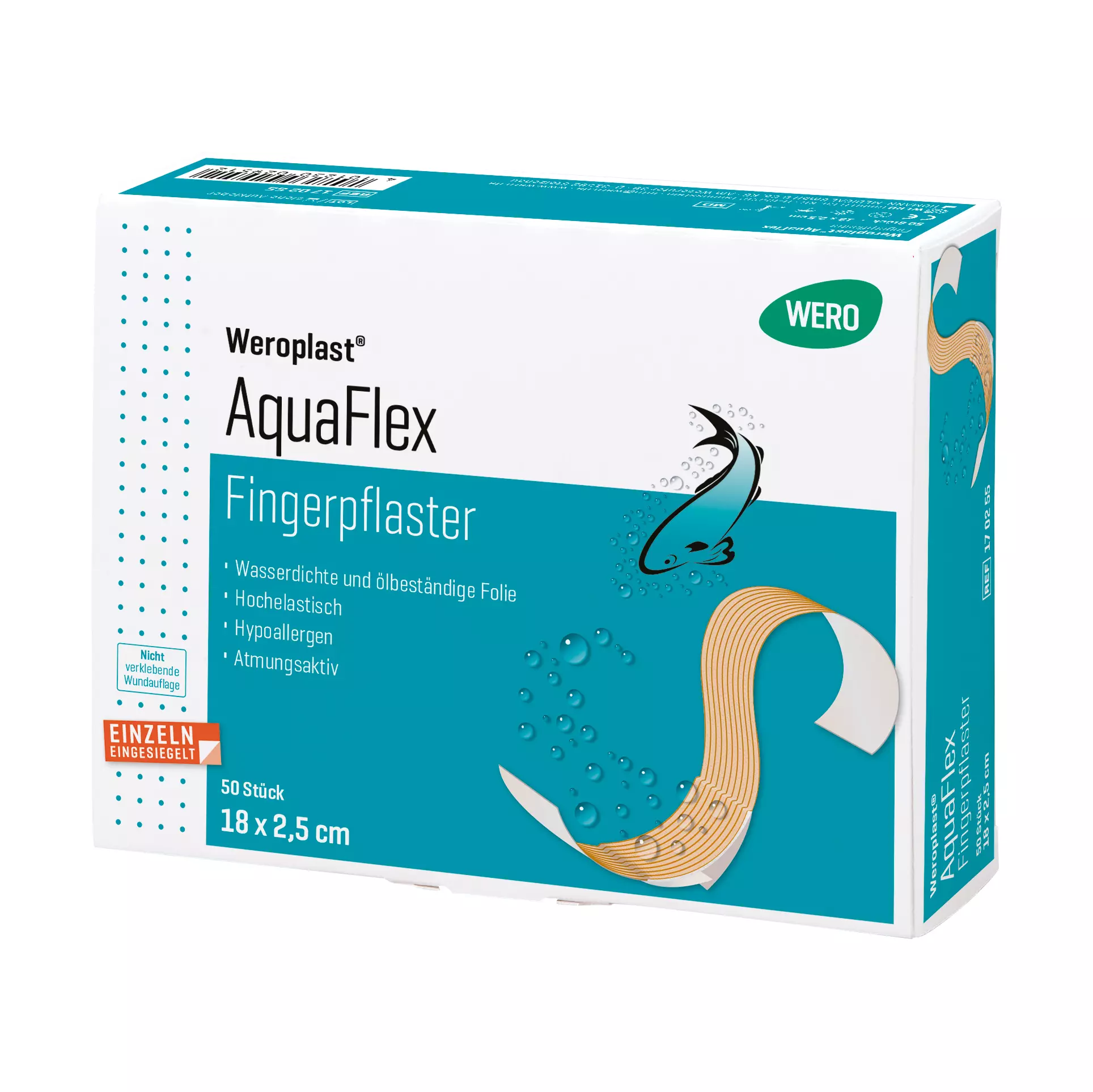Weroplast® AquaFlex finger plasters - 2.5 cm, 18 cm