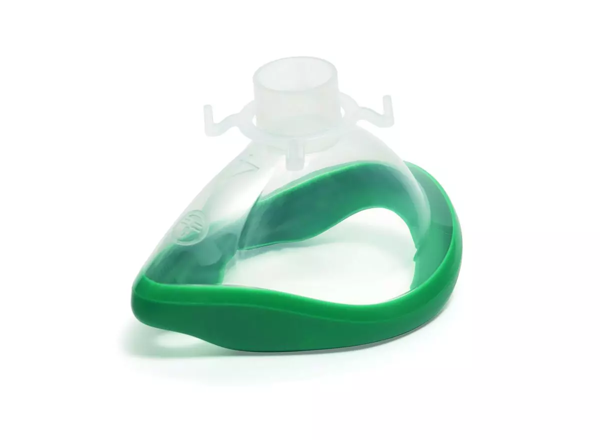 Intersurgical anaesthesia mask ClearLite - Green