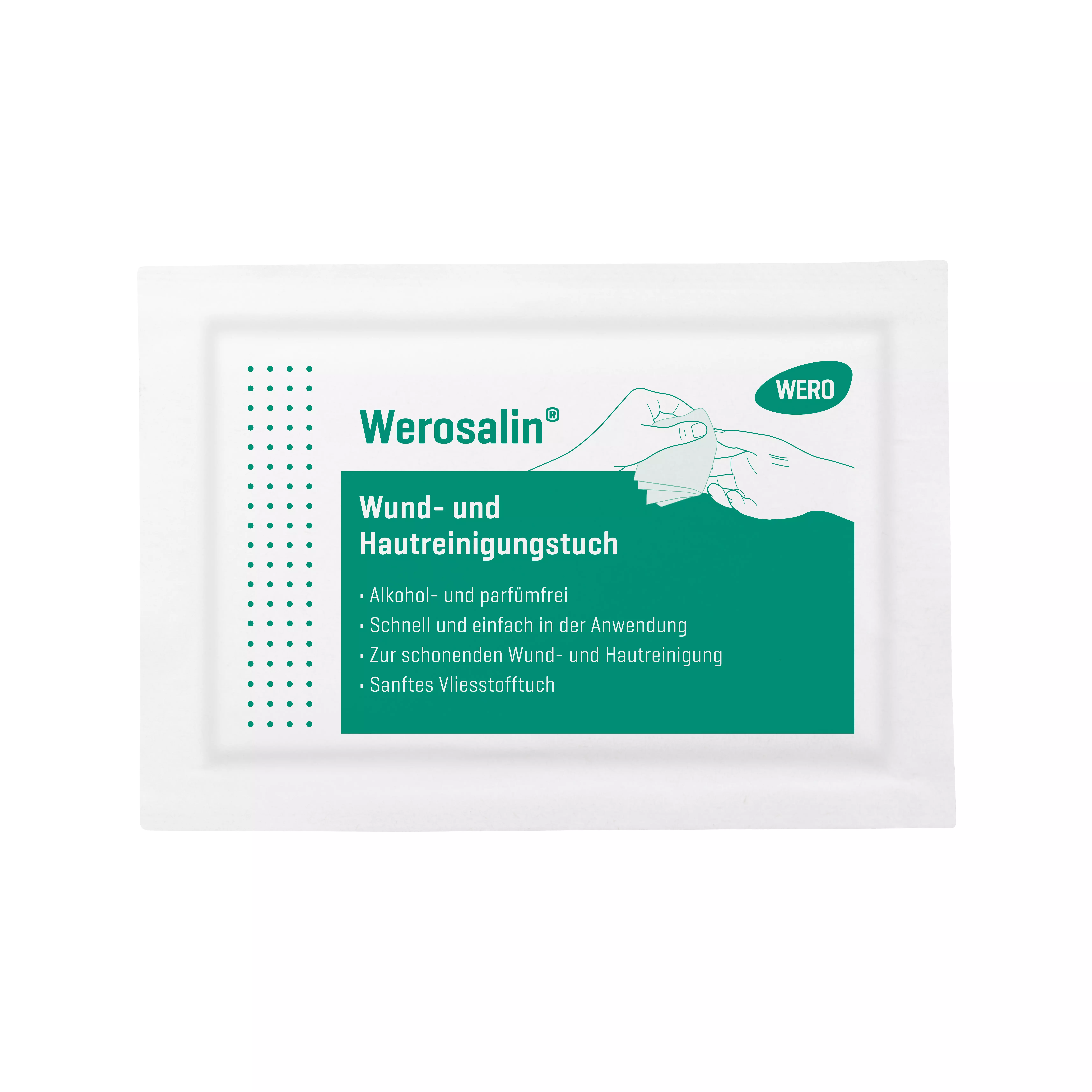 Werosalin® Wund- und Hautreinigungstuch - 1 Stk