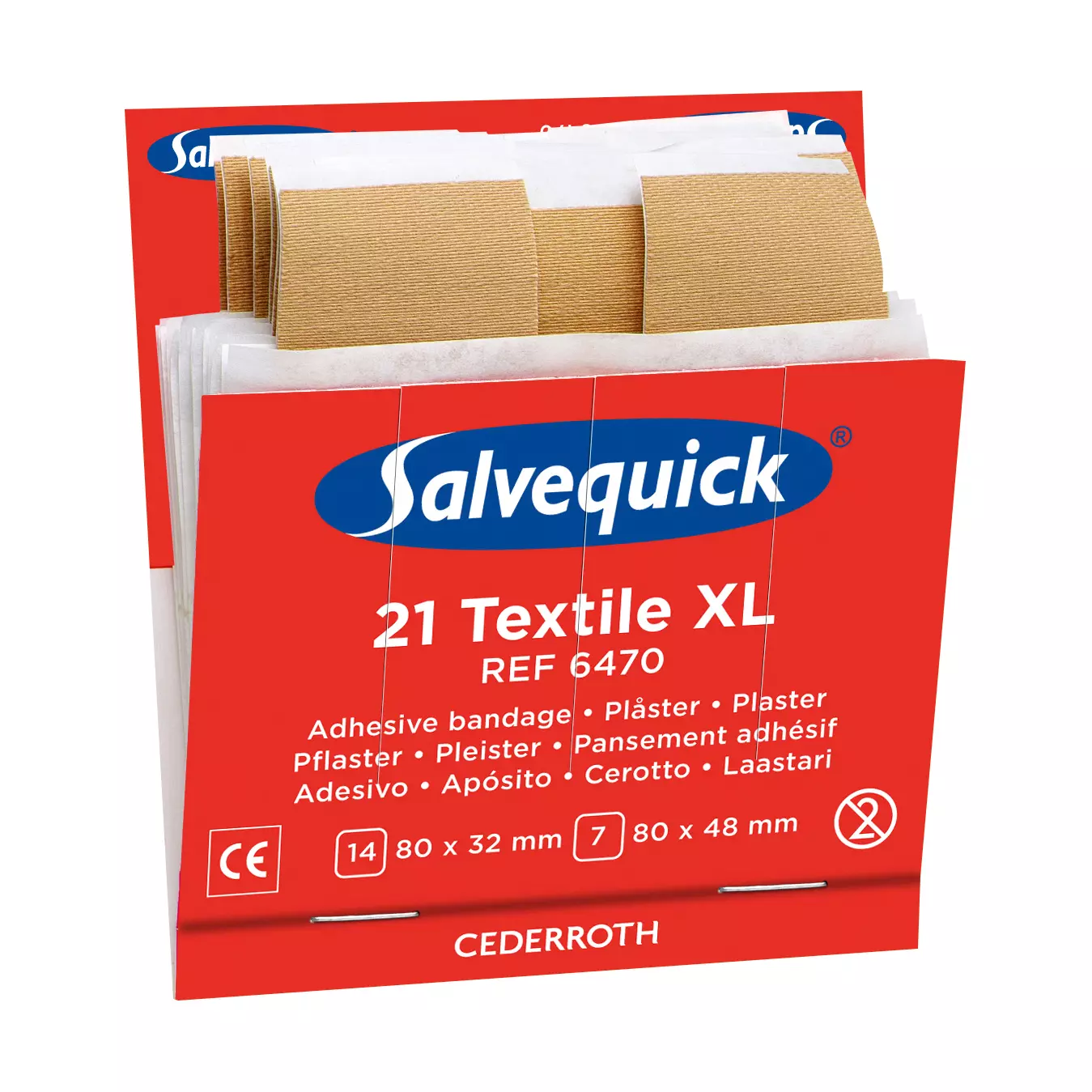Salvequick® plaster sections, elastic - Insert