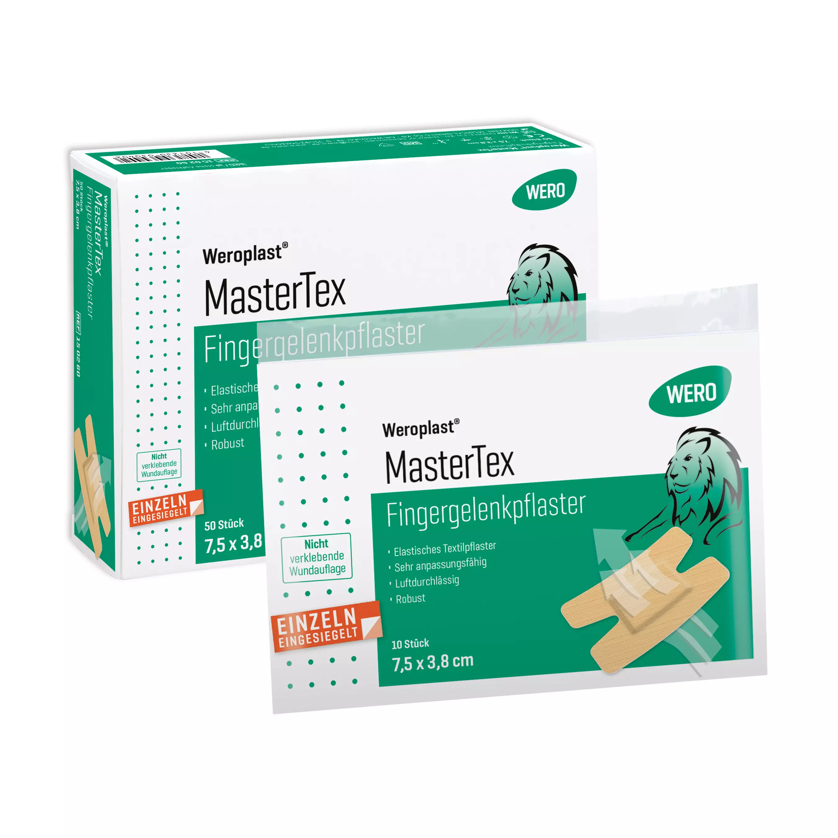Fingergelenkpflaster Weroplast® MasterTex - 50 Stk