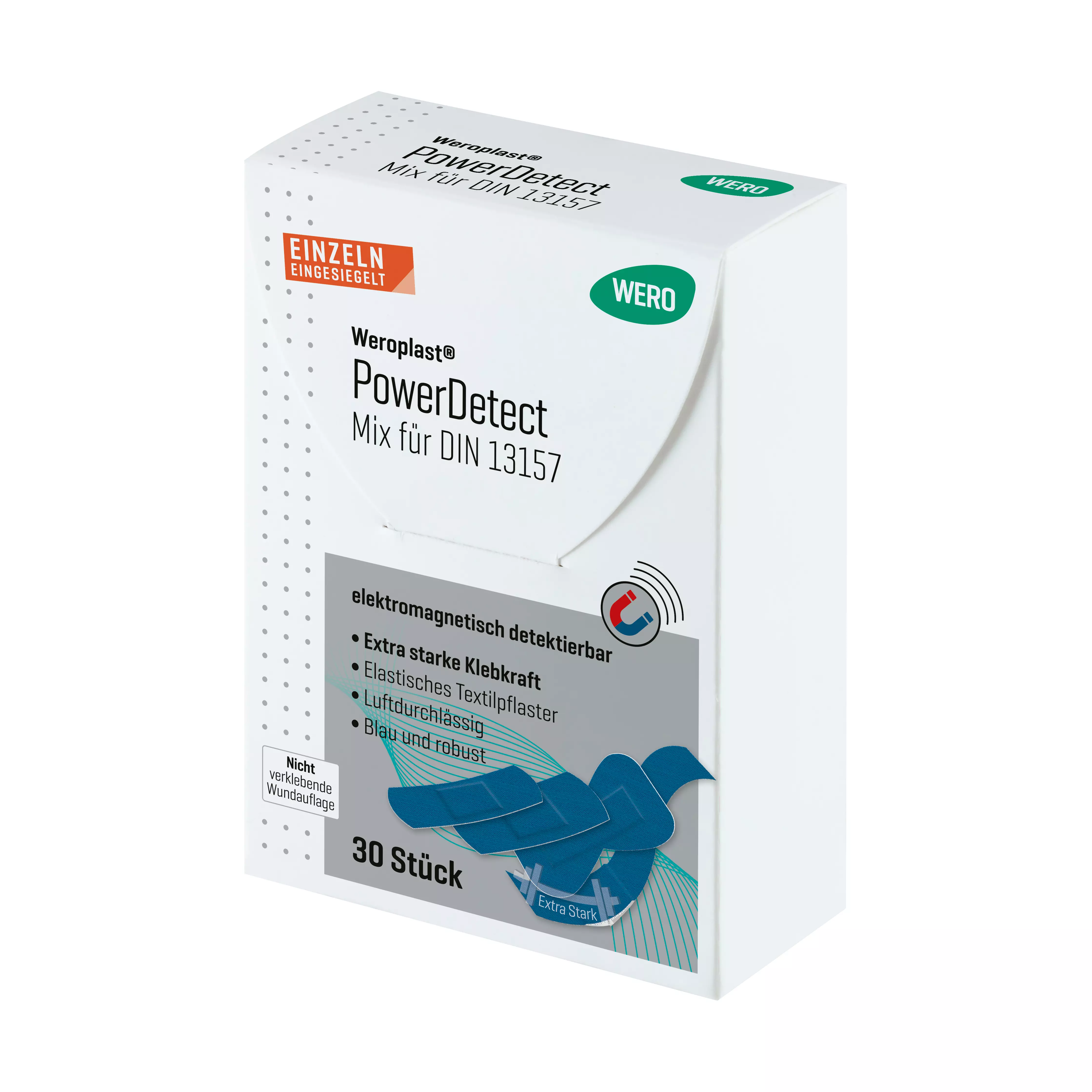Pflasterset Weroplast® PowerDetect - Mix DIN 13157