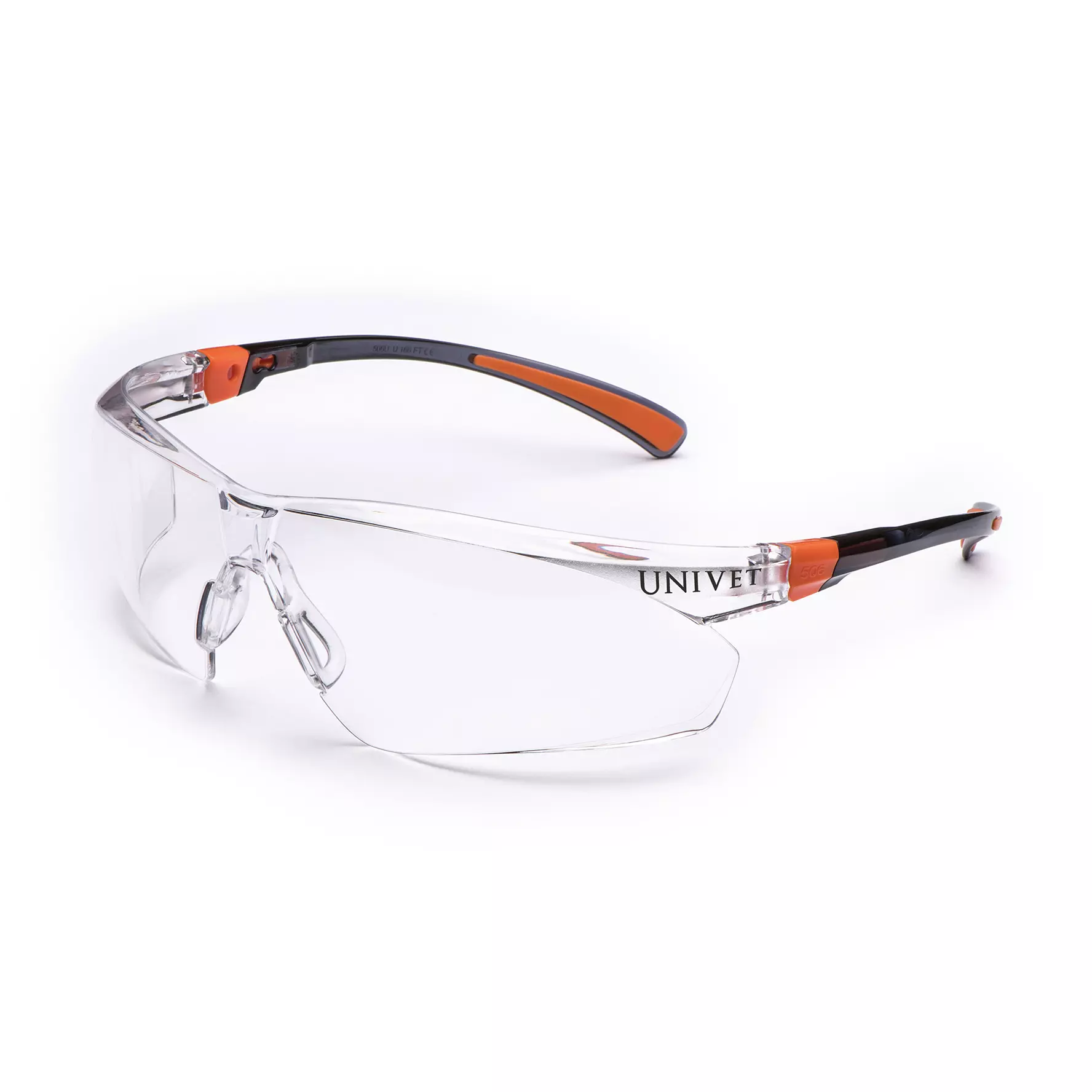 Arbeitsschutzbrille Hyprid  - Orange