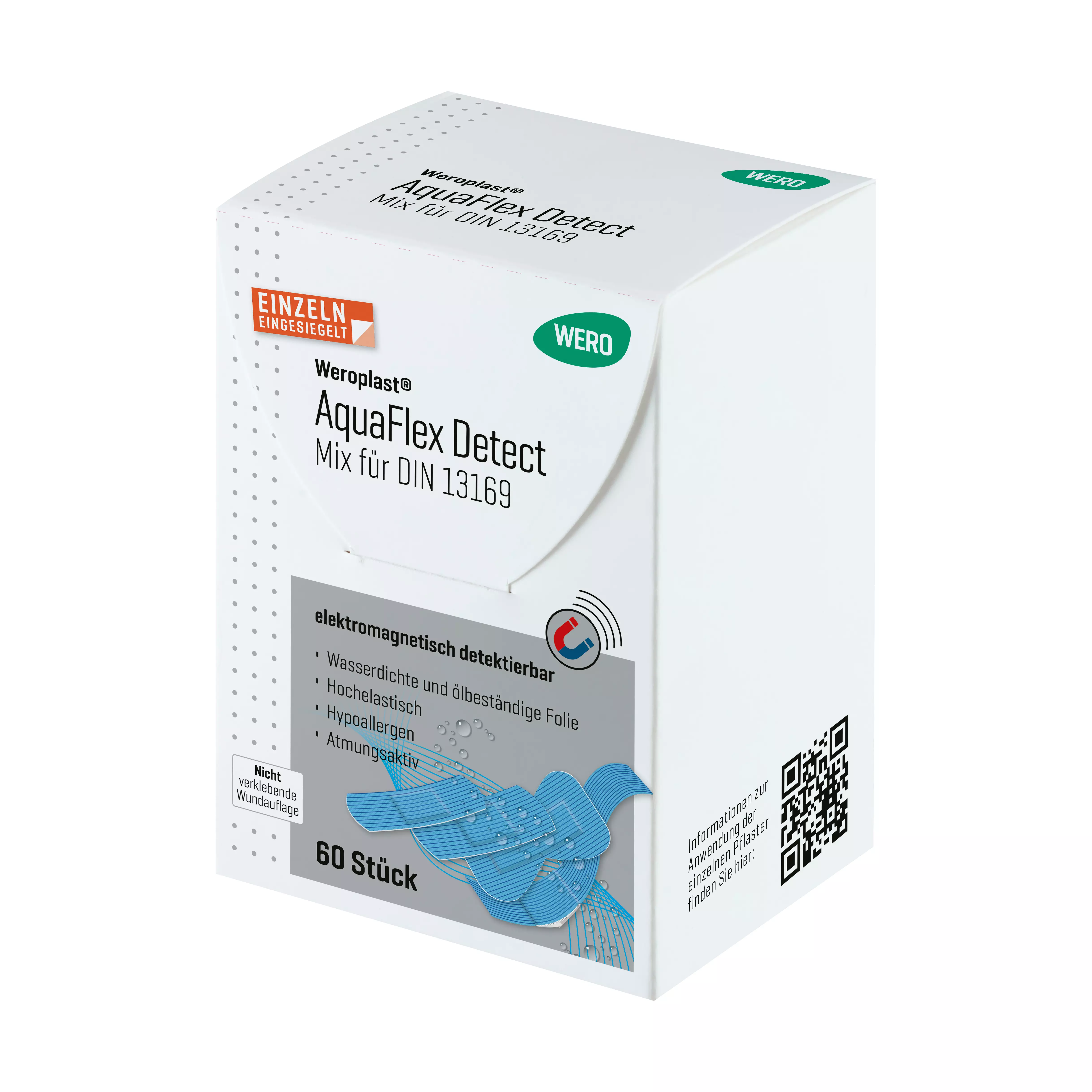 Weroplast® AquaFlex Detect plasters - Mix DIN 13169