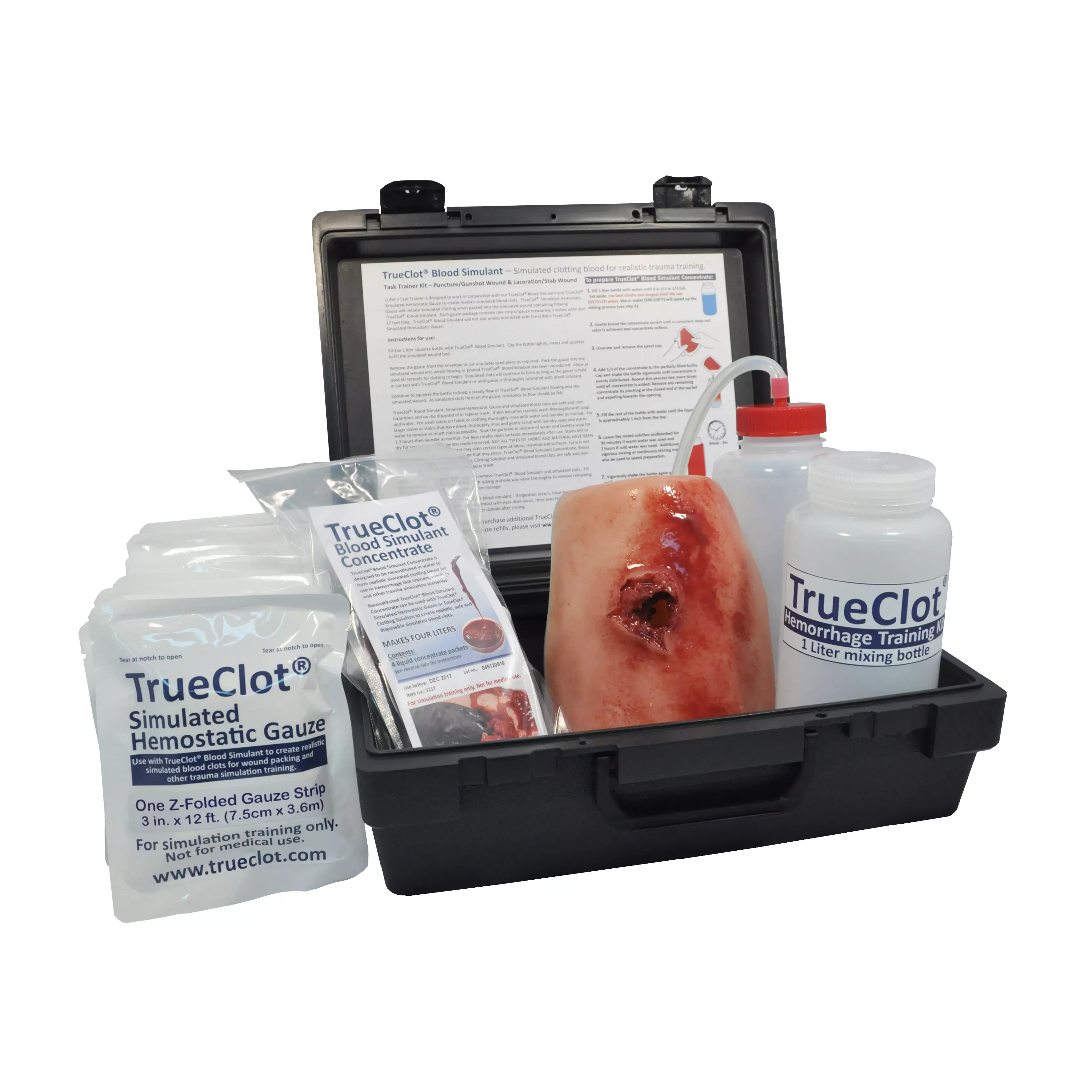 TrueClot® Woundpacking Trainingssystem - Schusswunde