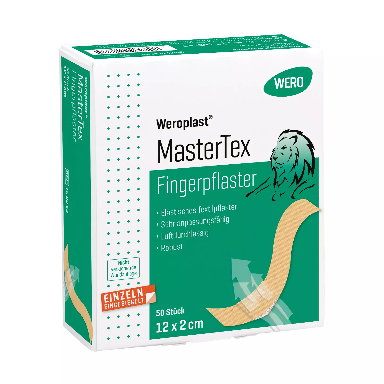 Fingerpflaster Weroplast® MasterTex - 2 cm, 50 Stk