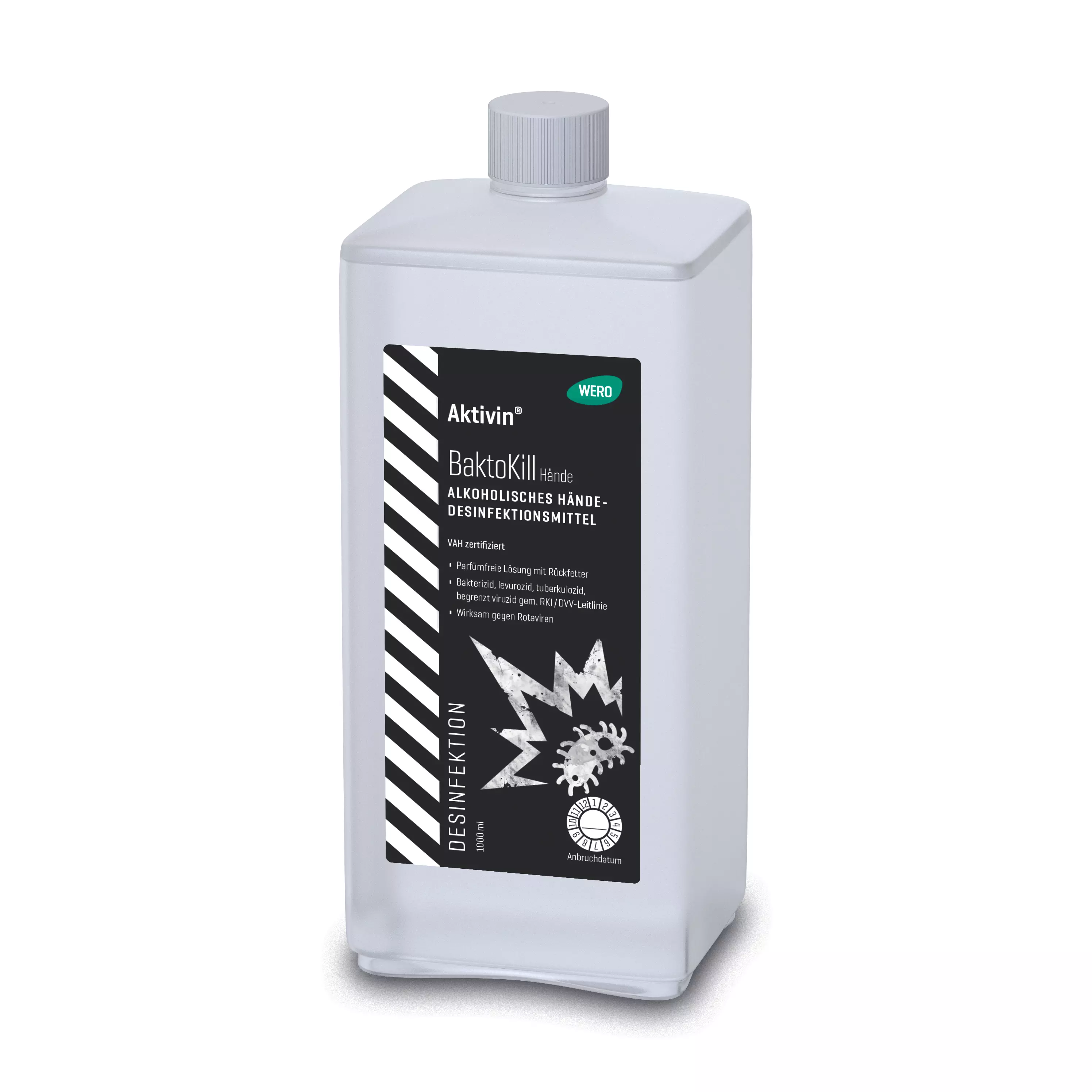 Hand disinfectant Aktivin® BaktoKill - Euro bottle, 1,000 ml