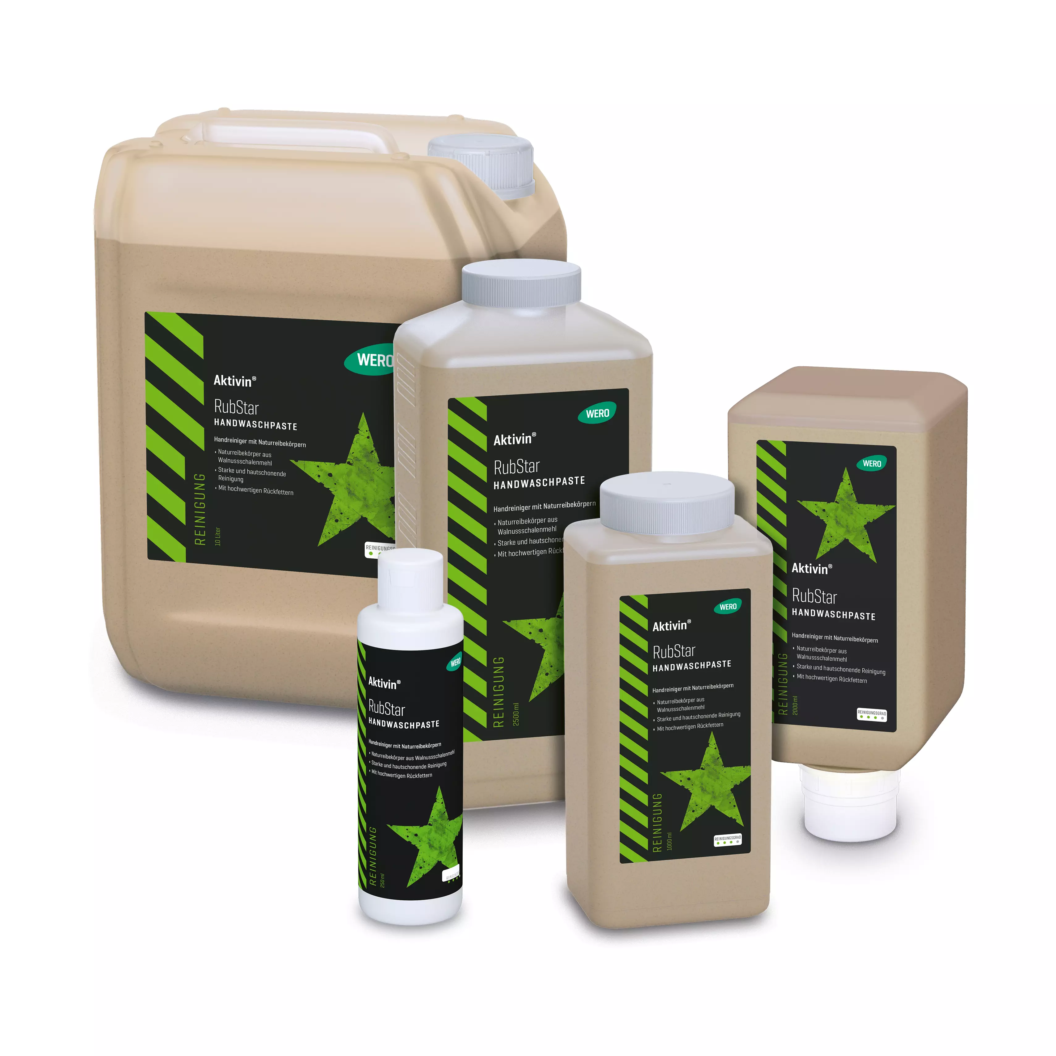 Skin cleansing Aktivin® RubStar - Euro bottle, 1,000 ml