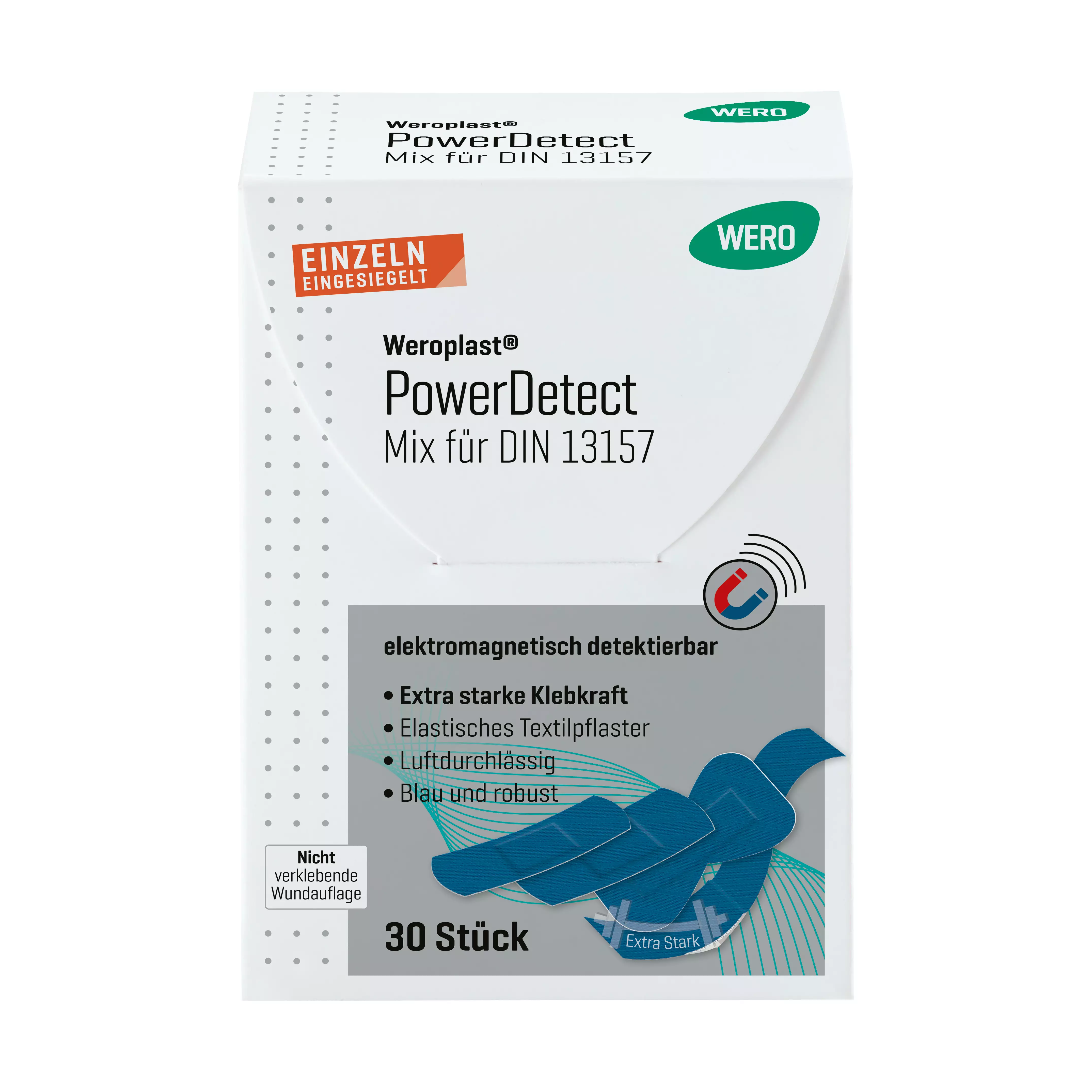 Pflasterset Weroplast® PowerDetect - Mix DIN 13157