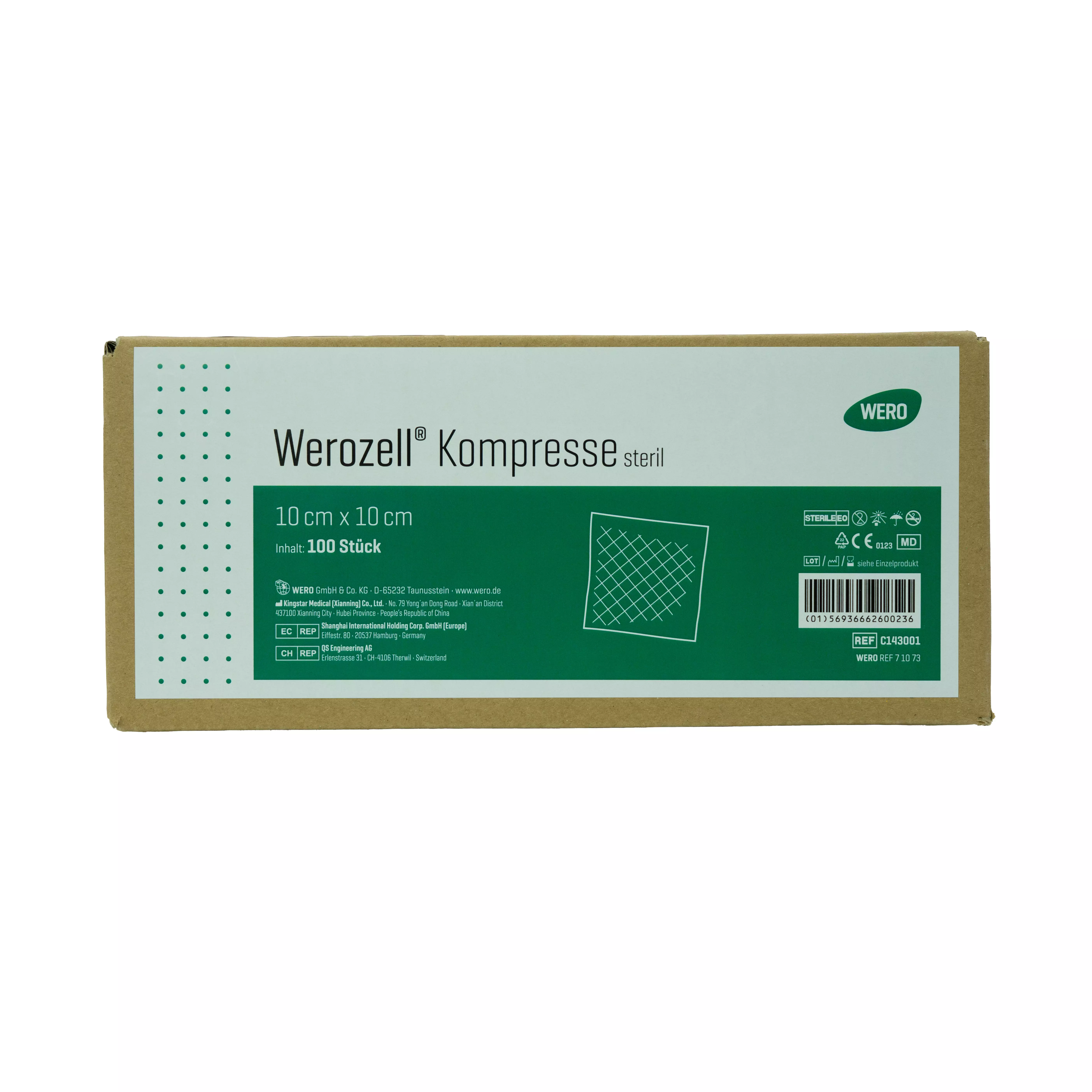 Werozell® Kompresse, steril - 100 Stk