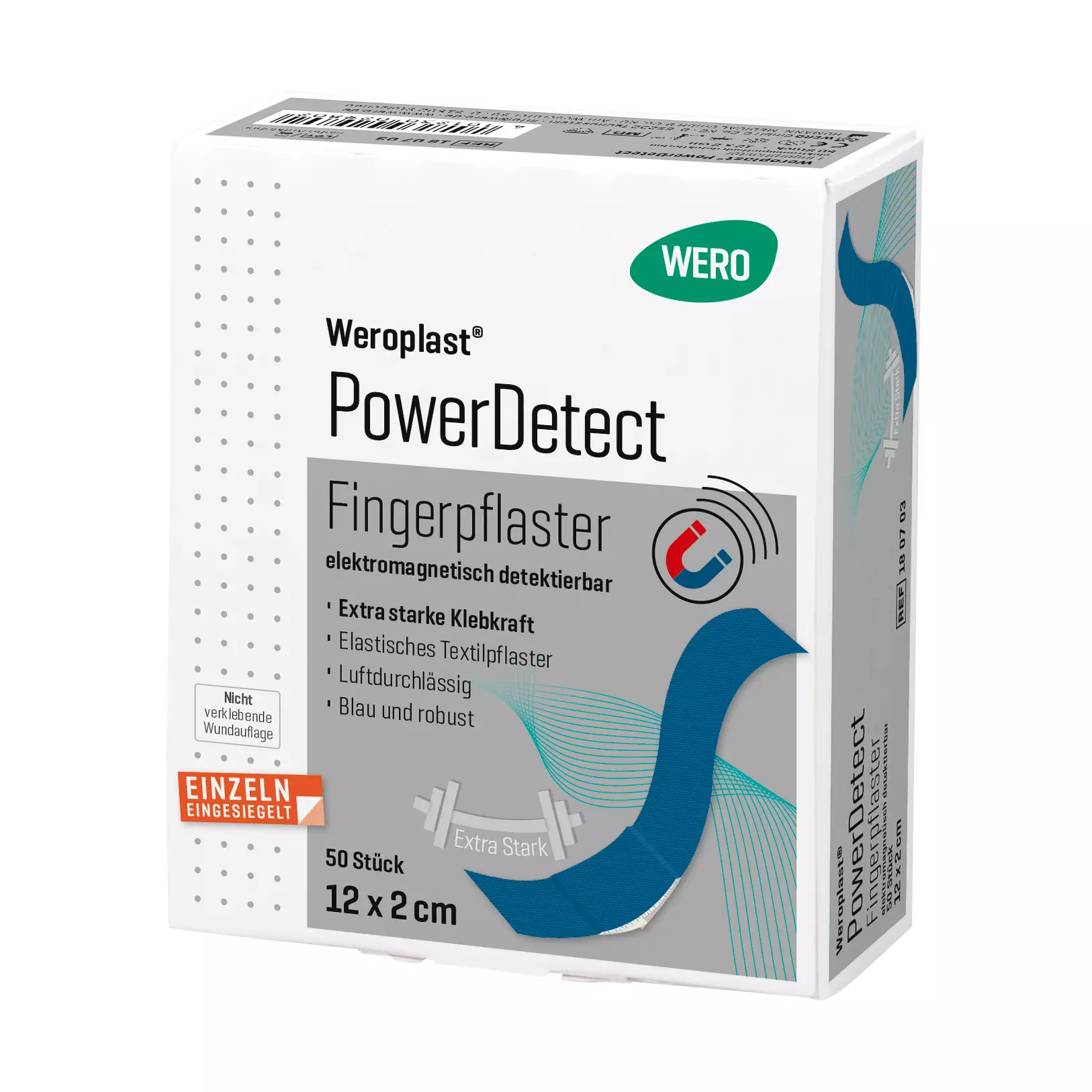 Weroplast® PowerDetect Fingerpflaster - 2 cm, 12 cm