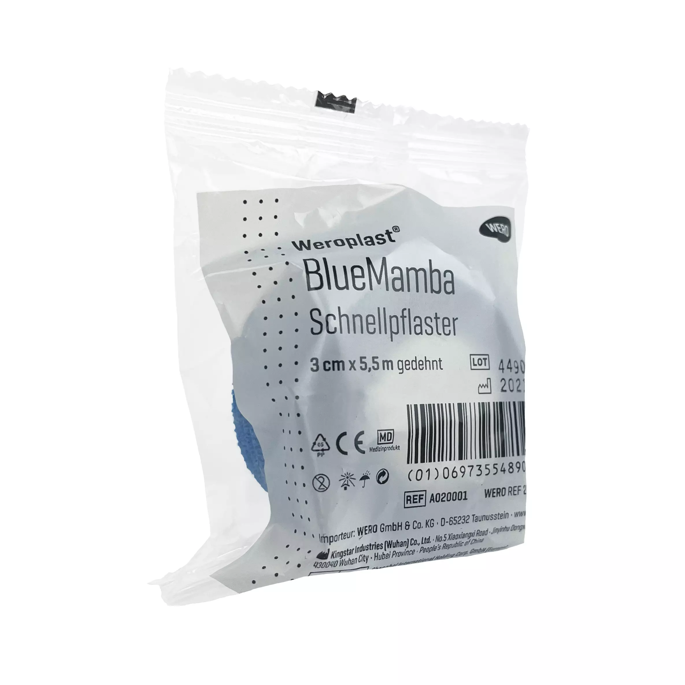 Schnellpflaster Weroplast® BlueMamba - 1 Stk
