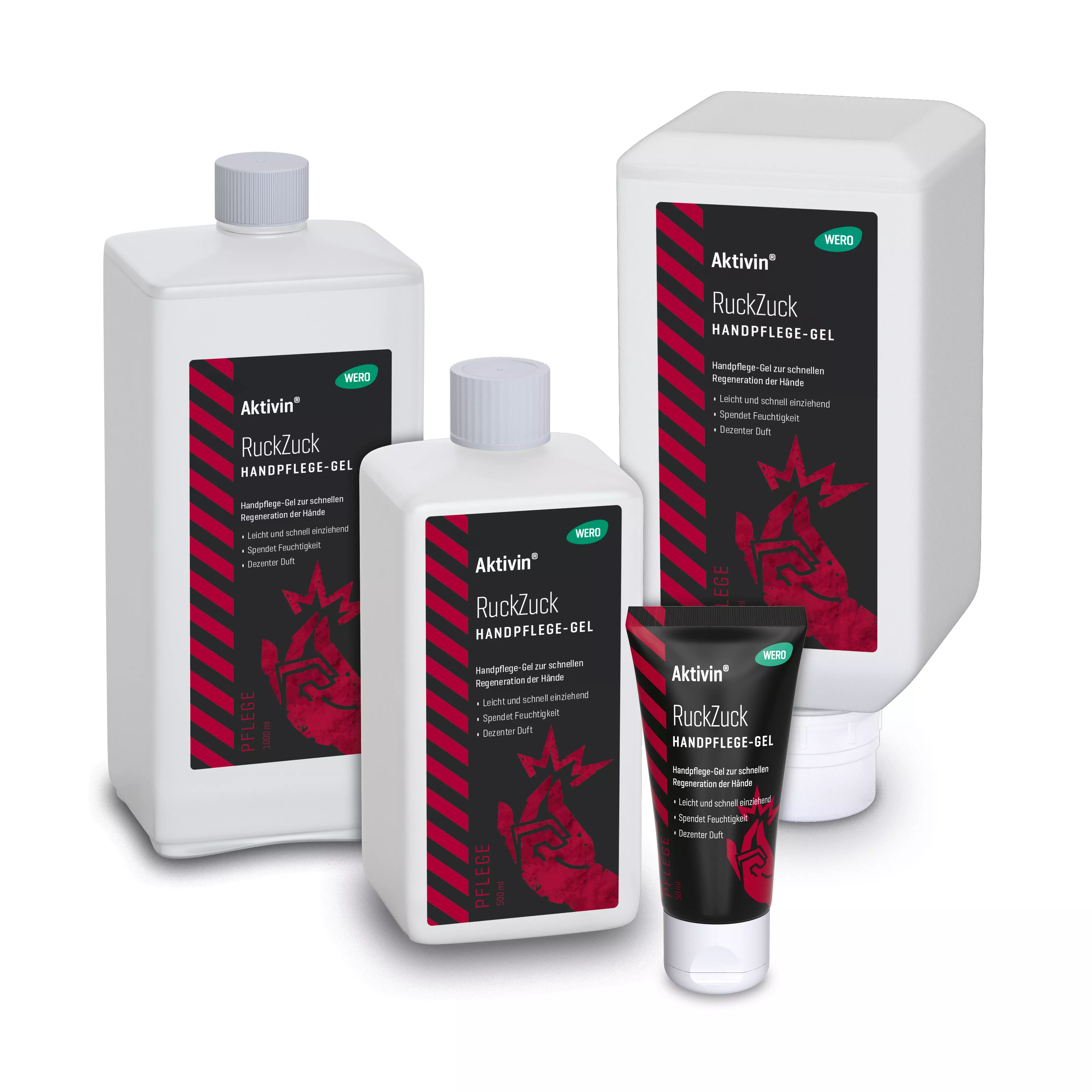Handpflege-Gel Aktivin® RuckZuck - Softflasche, 1.000 ml