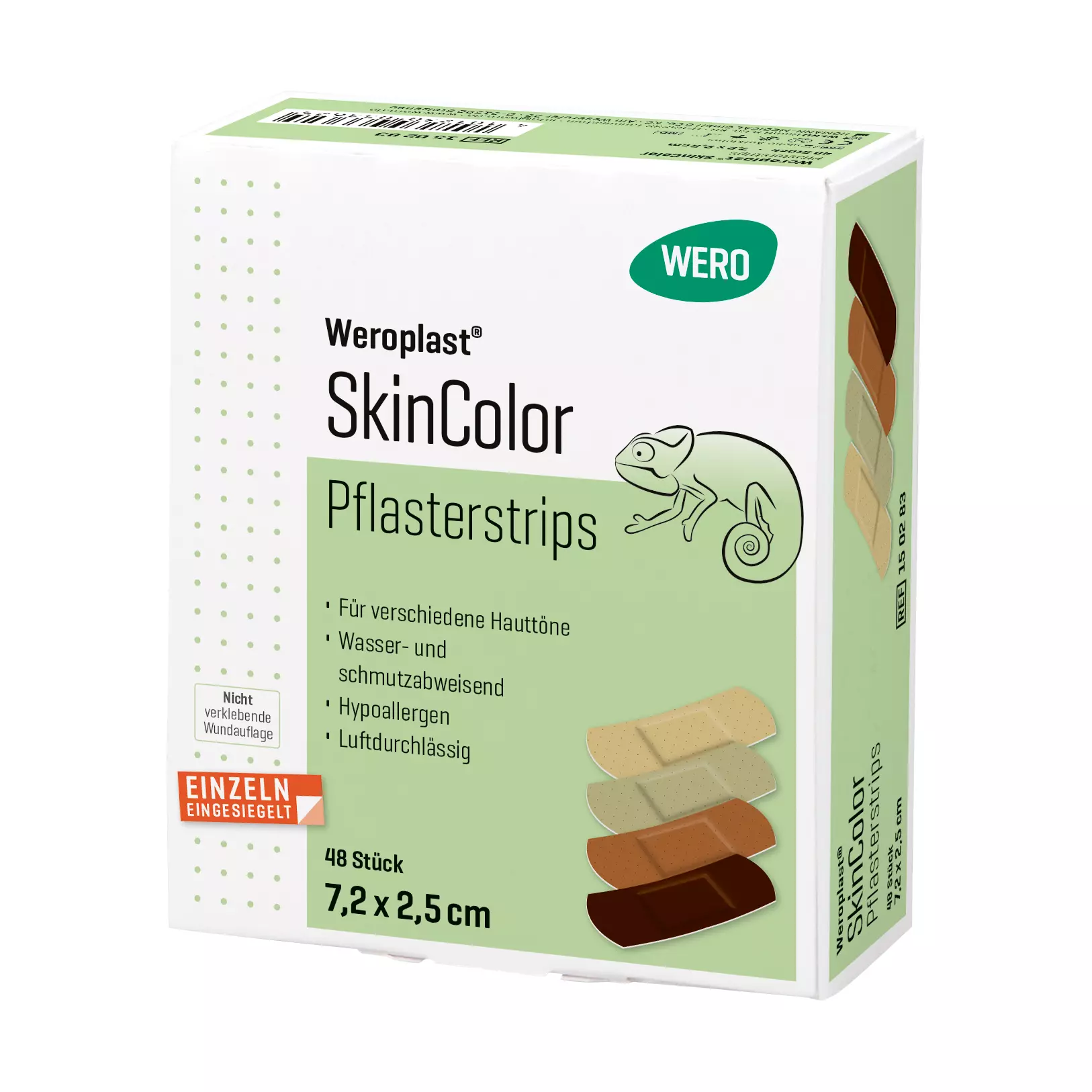 Weroplast® SkinColor Pflasterstrips Mix, 48 Stk