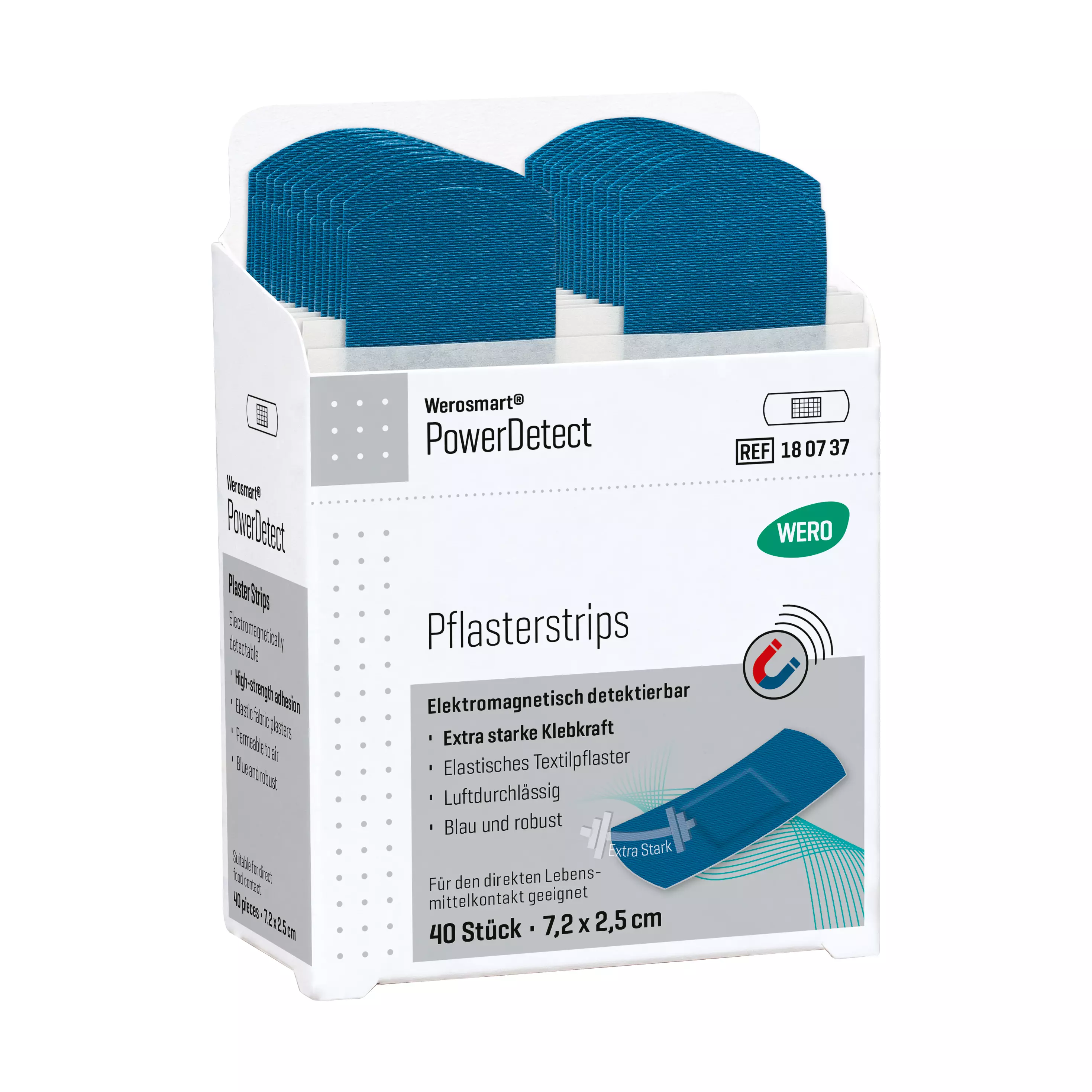 Werosmart® PowerDetect plaster dispenser inserts Plaster strips - 7.2 cm, insert