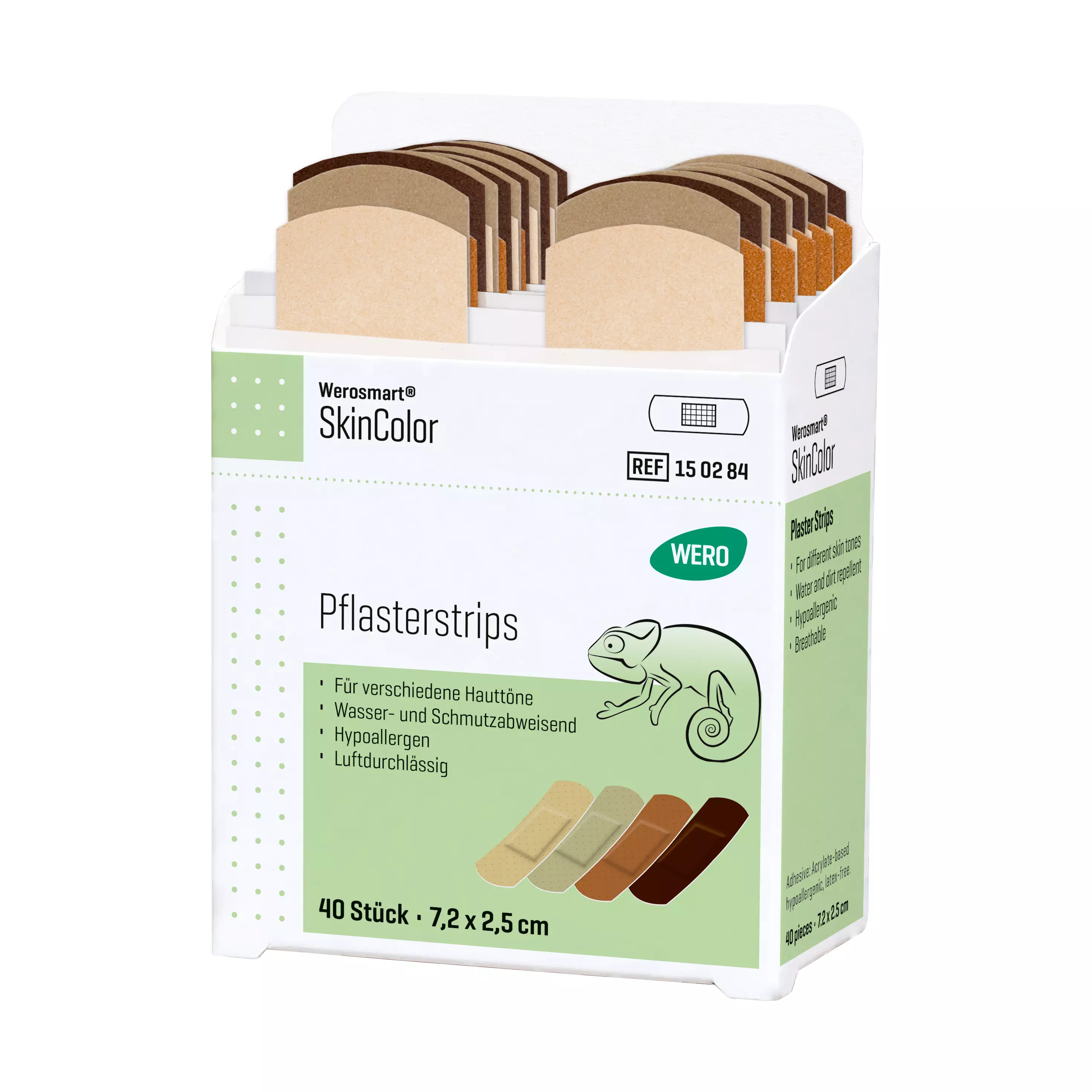 Werosmart® SkinColor plaster dispenser inserts Plaster strips - insert