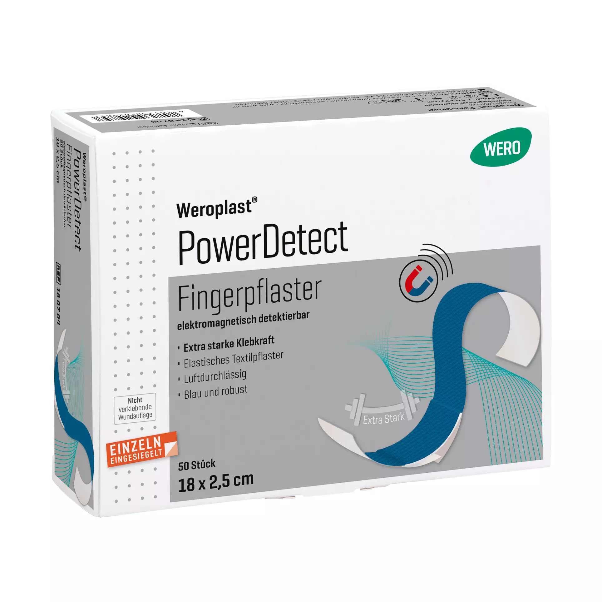 Weroplast® PowerDetect Fingerpflaster - 2,5 cm, 18 cm