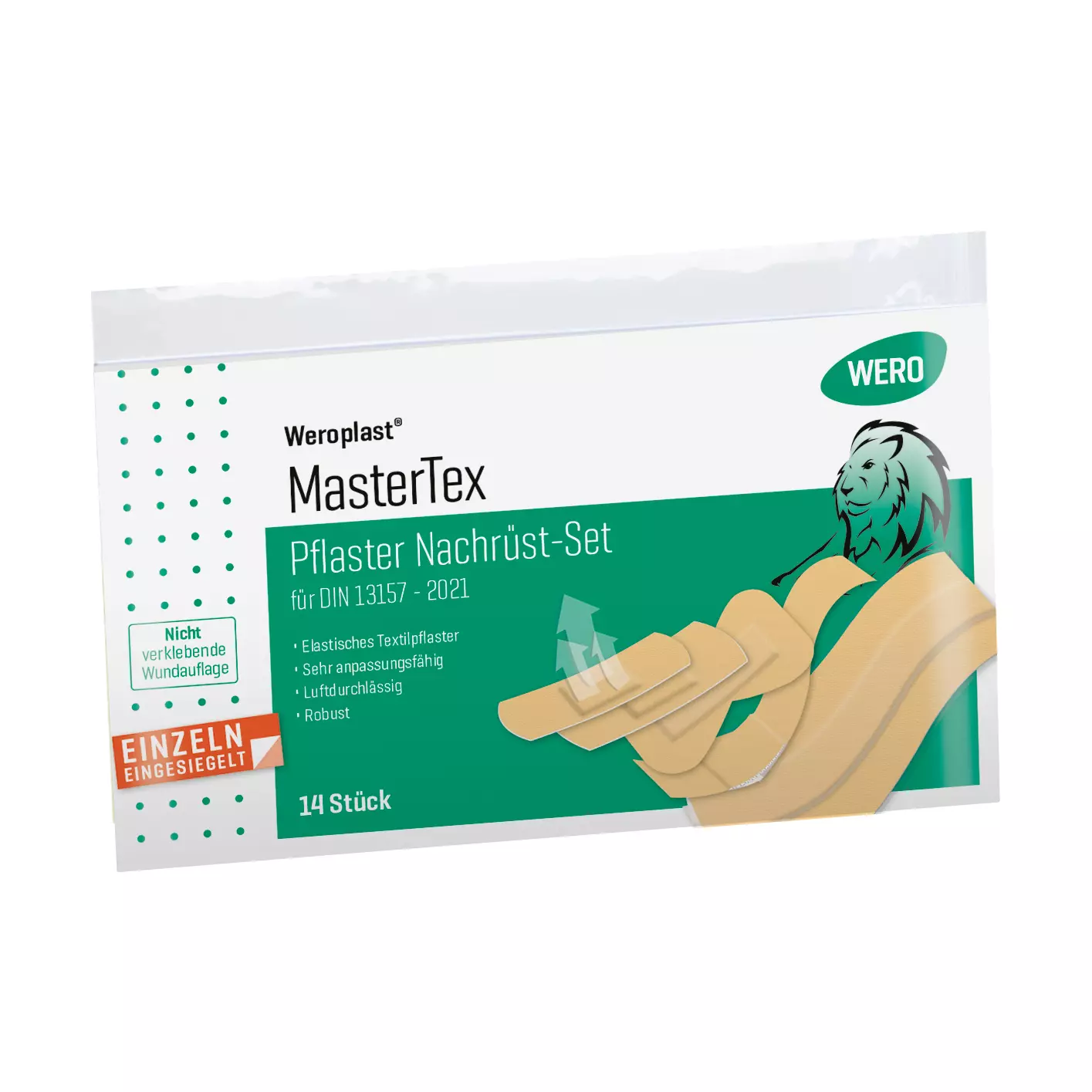 Pflasterset Weroplast® MasterTex - Nachrüst-Set DIN 13157 - 2021