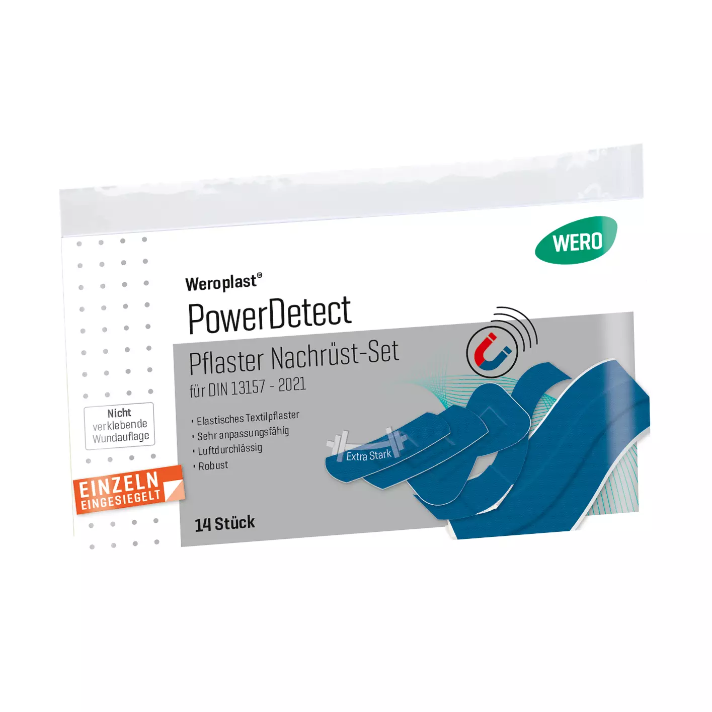 Weroplast® PowerDetect plaster set - retrofit set DIN 13157 - 2021
