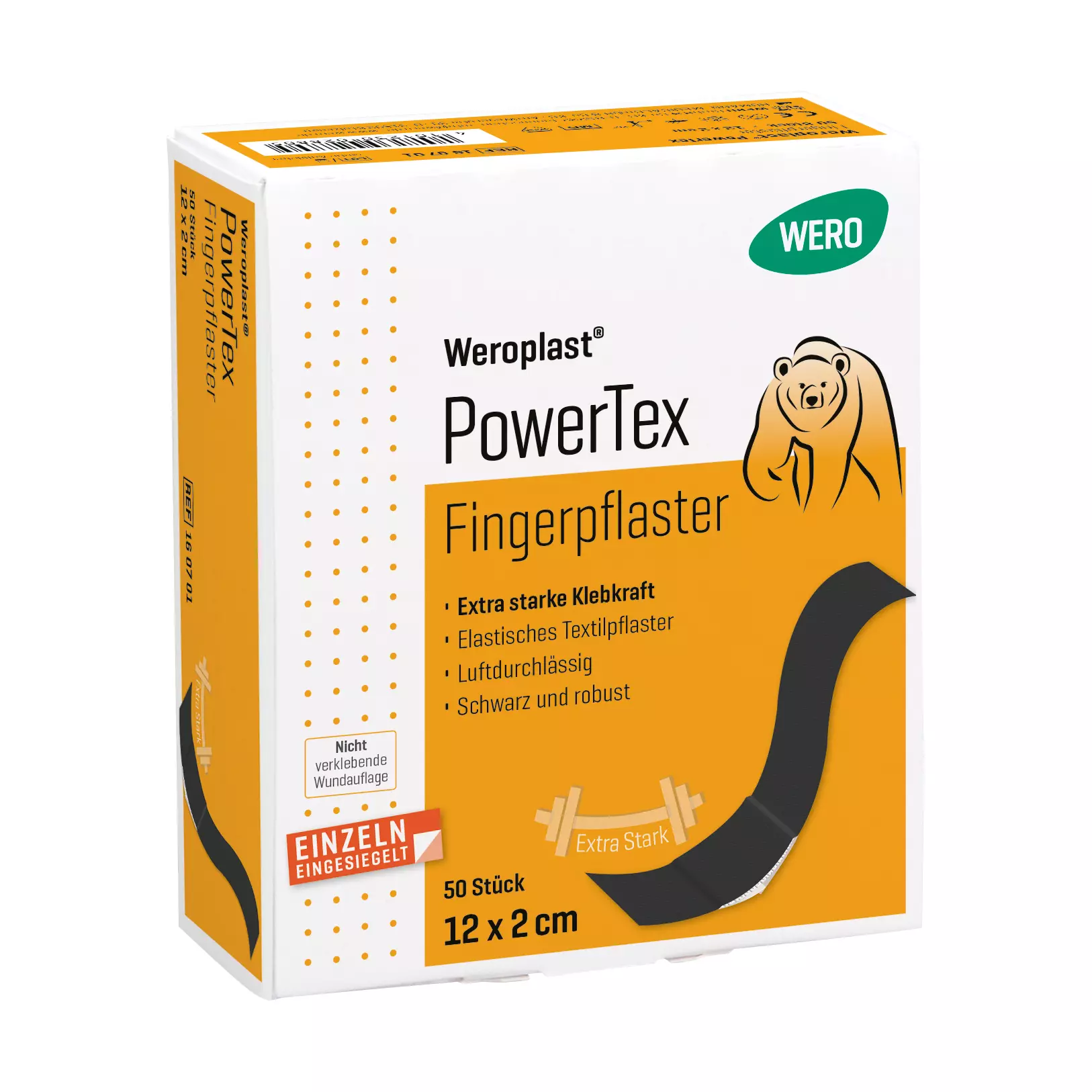 Fingerpflaster Weroplast® PowerTex - 2 cm, 12 cm