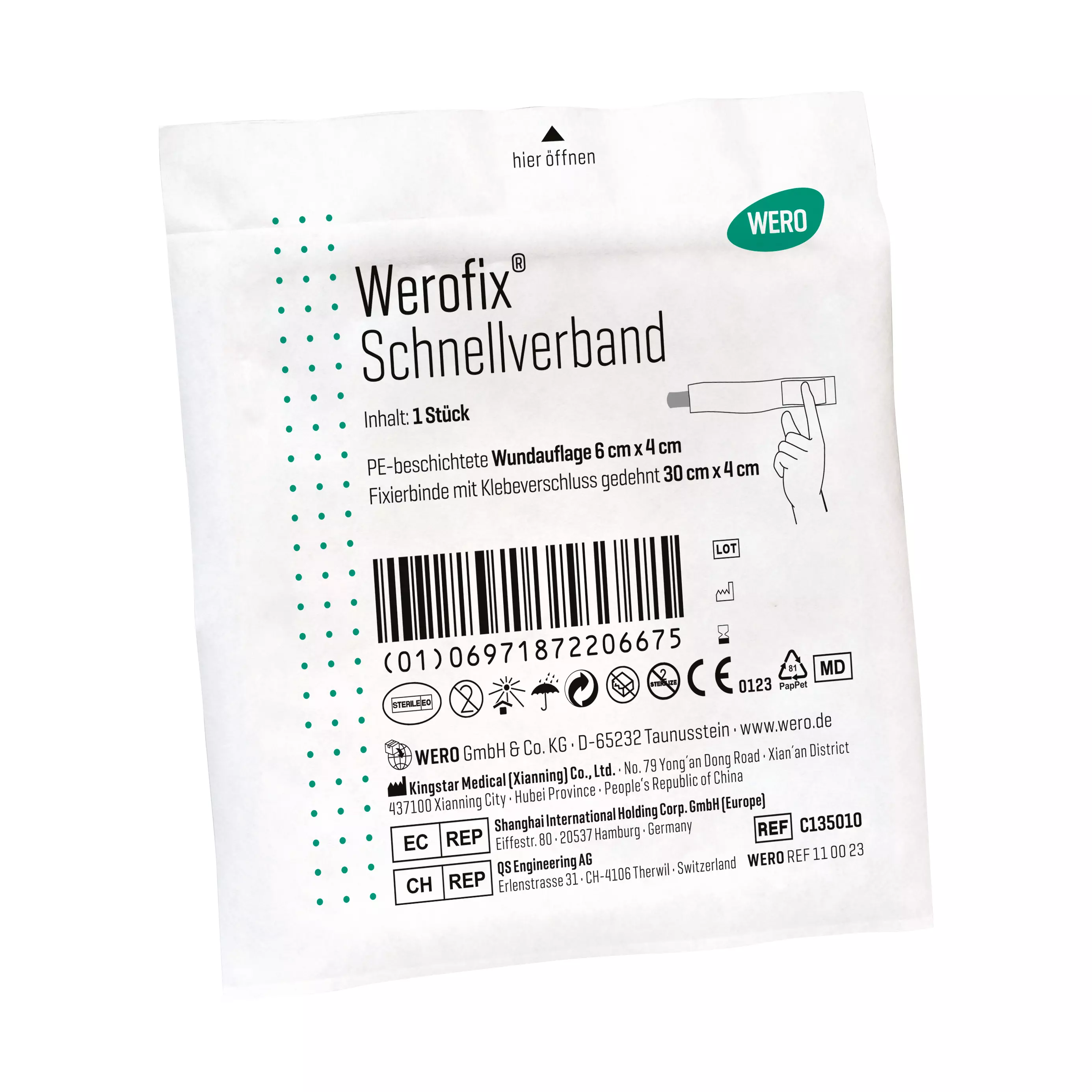 Werofix® Schnellverband, steril - 1 Stk