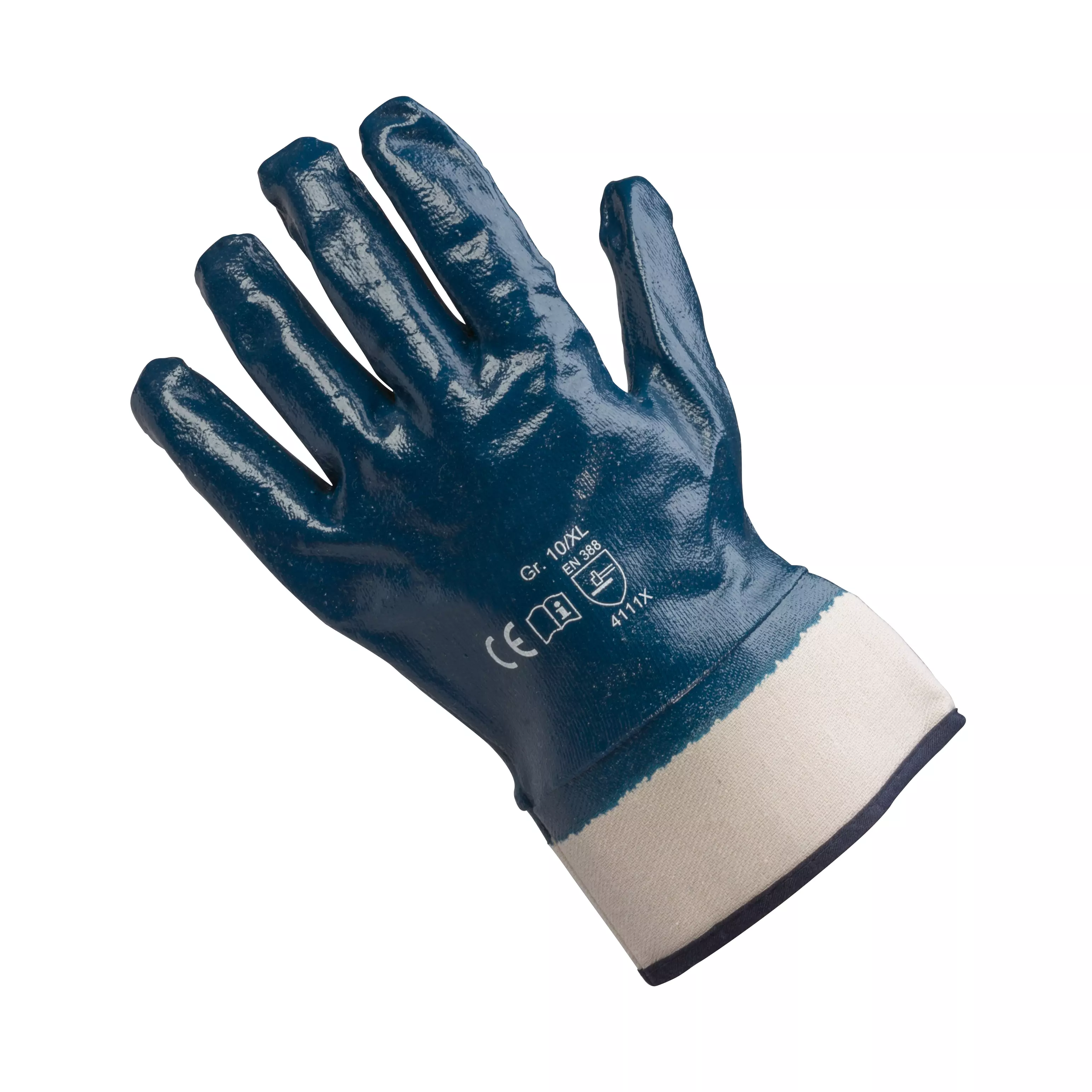 Assembly glove Comfort Jersey Nitrile Plus, size 10, 12 pairs