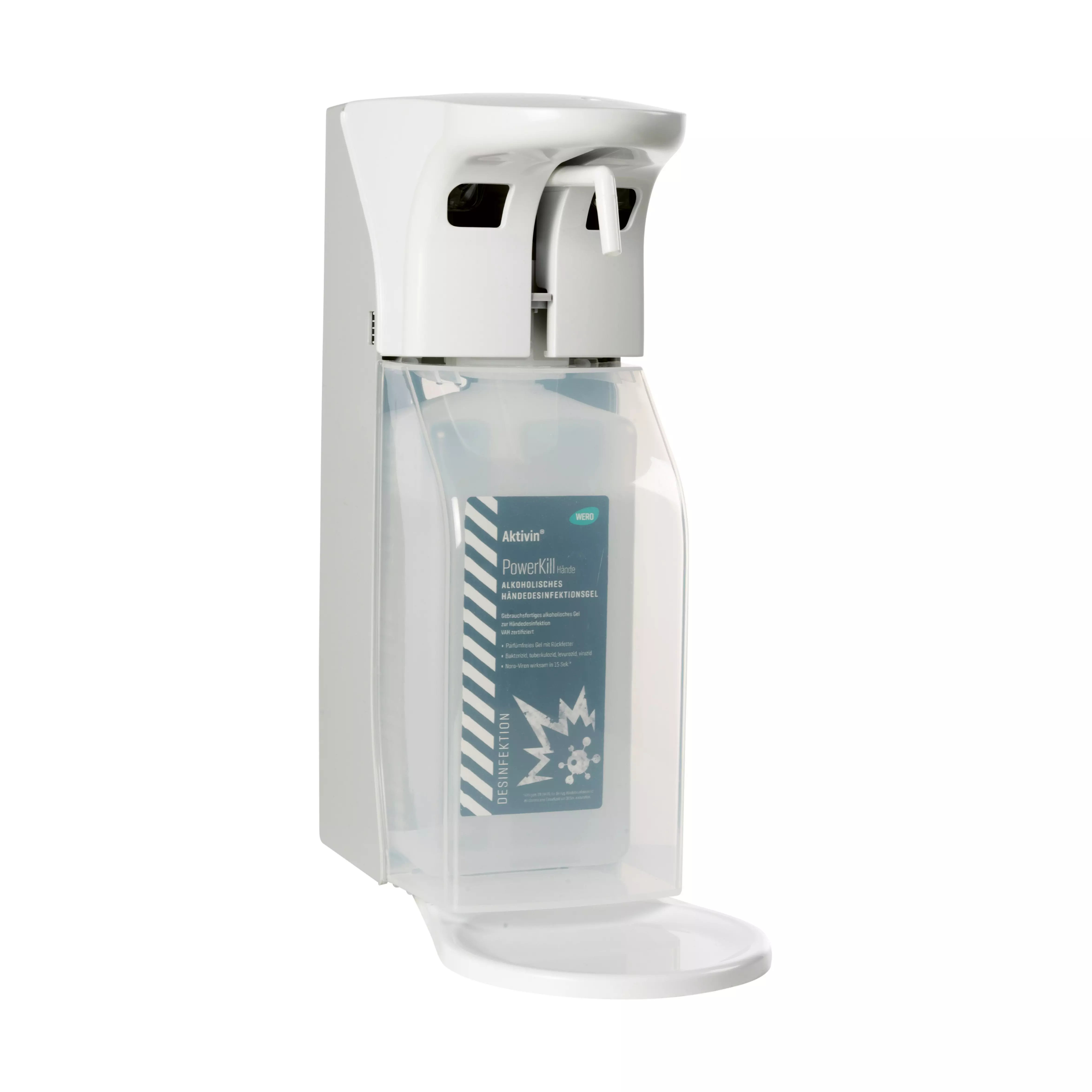 Plastic direct dispenser Touchless 500 / 1,000 ml for disinfectants and liquid soaps