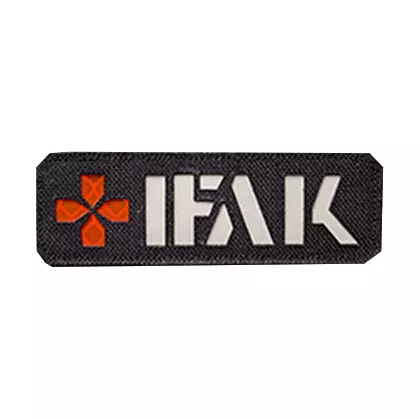 Patch Lasercut IFAK + red cross - IFAK