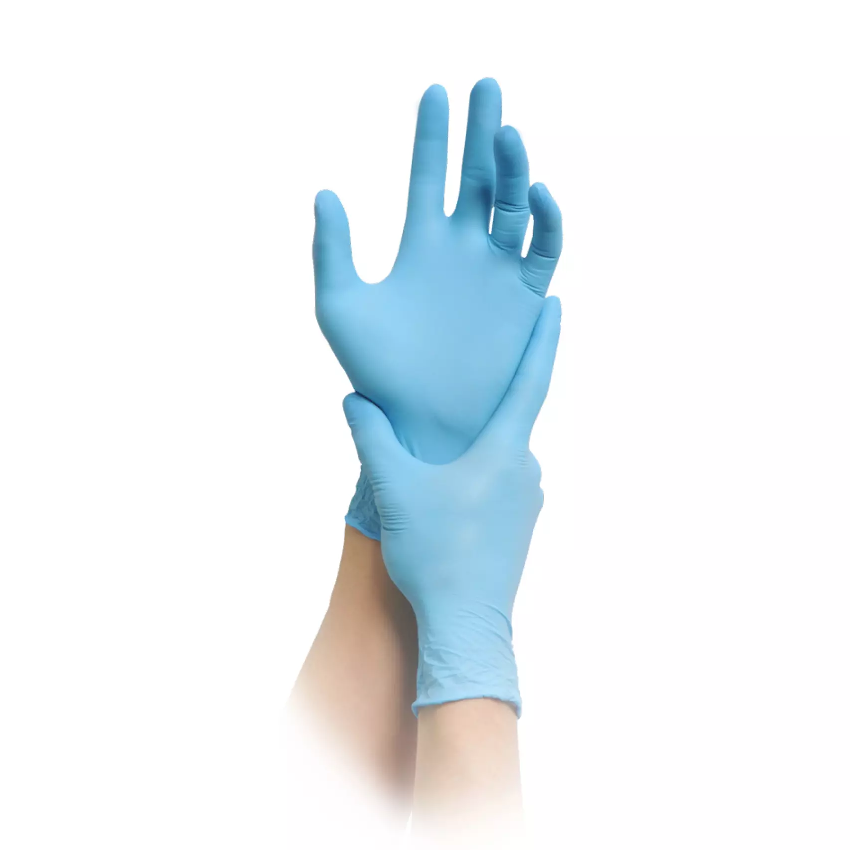 Nitrile disposable gloves solution 100 blue, 100 pcs