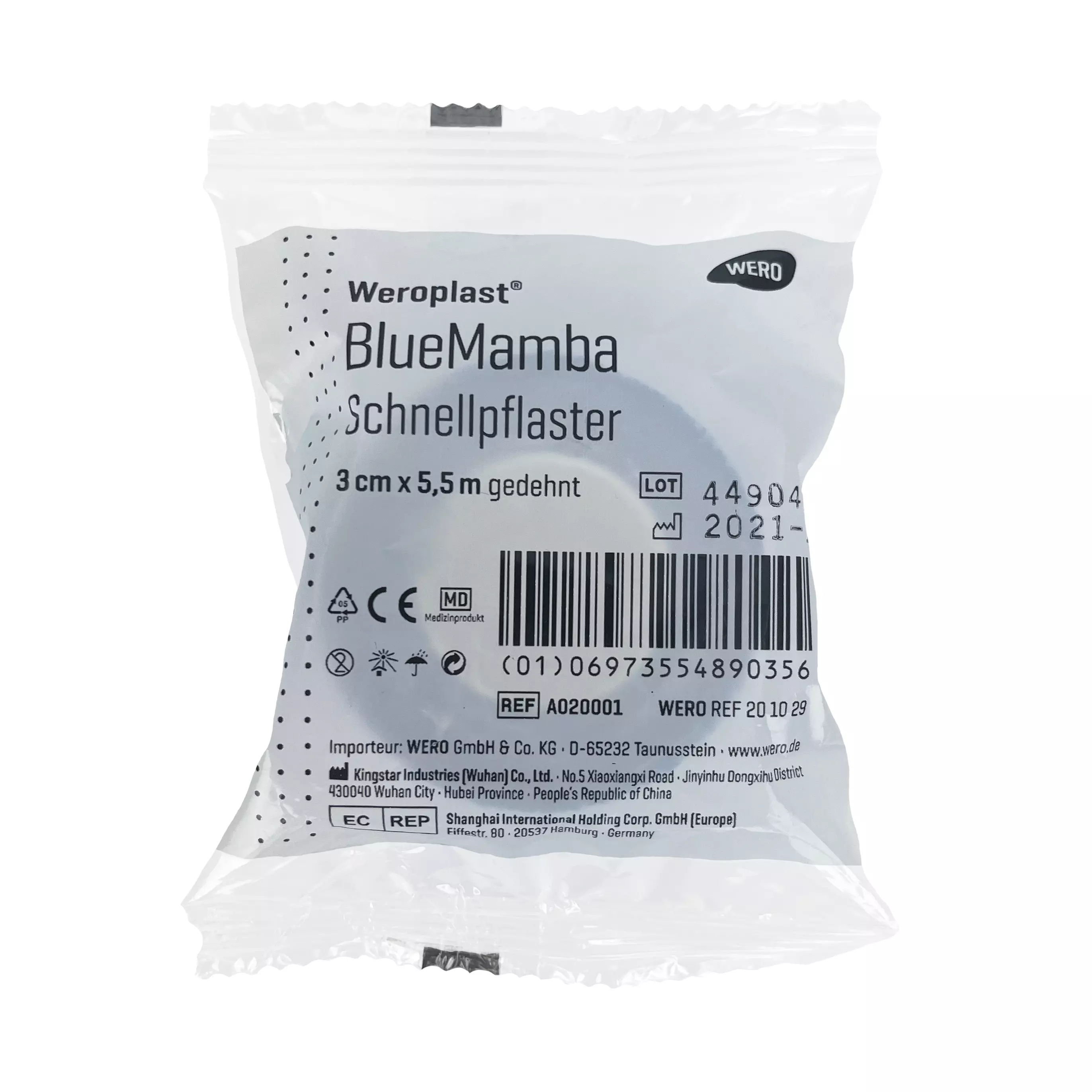 Weroplast® BlueMamba quick plasters - 1 pc