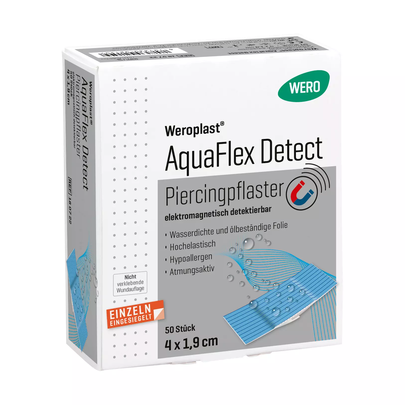 Piercing plasters Weroplast® AquaFlex Detect