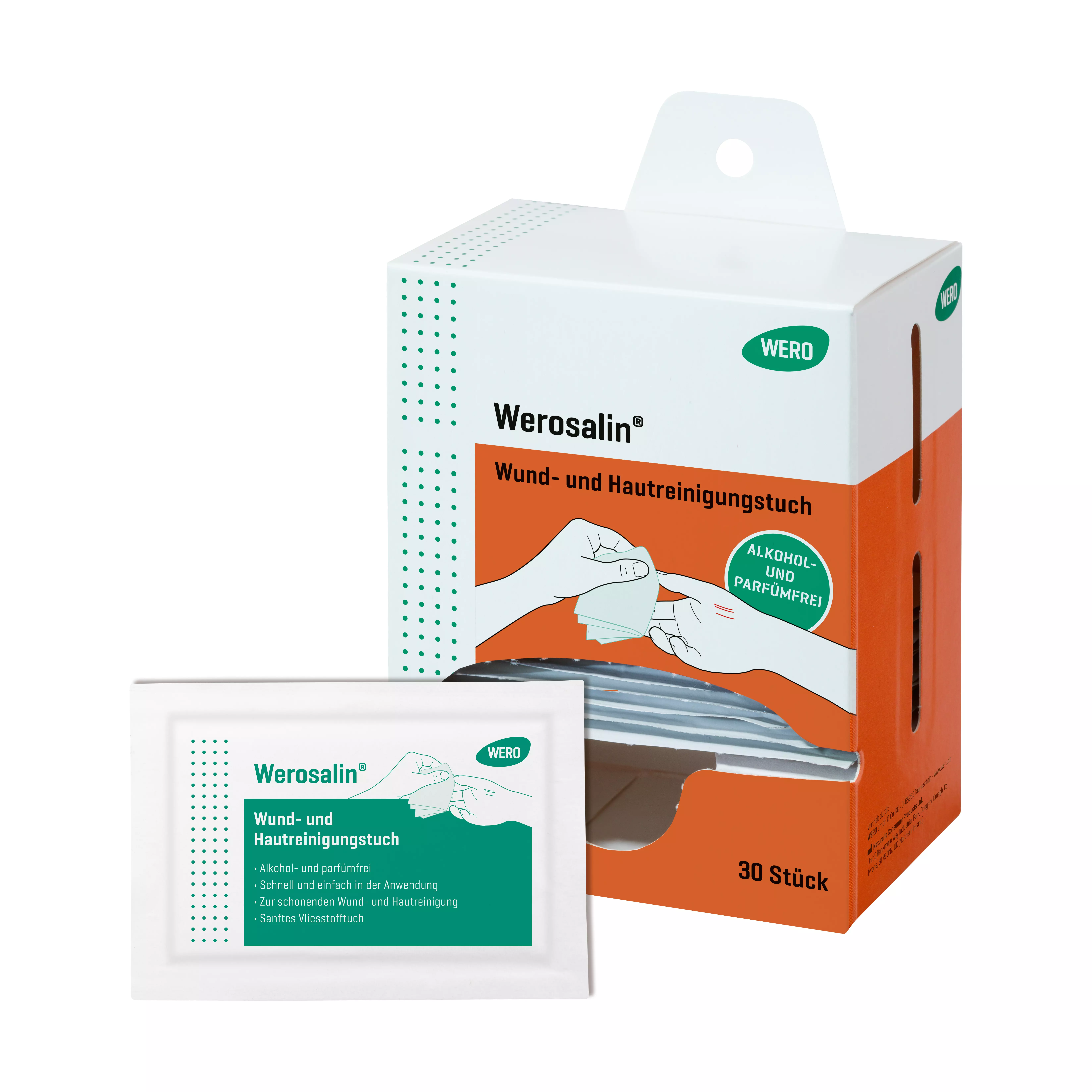 Werosalin® Wund- und Hautreinigungstuch - 30 Stk