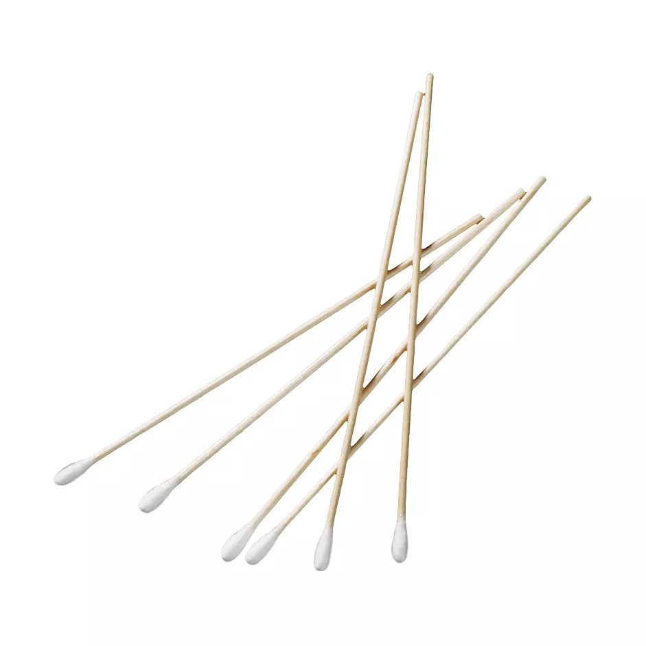 Cotton buds with one-sided cotton head, 100 pcs