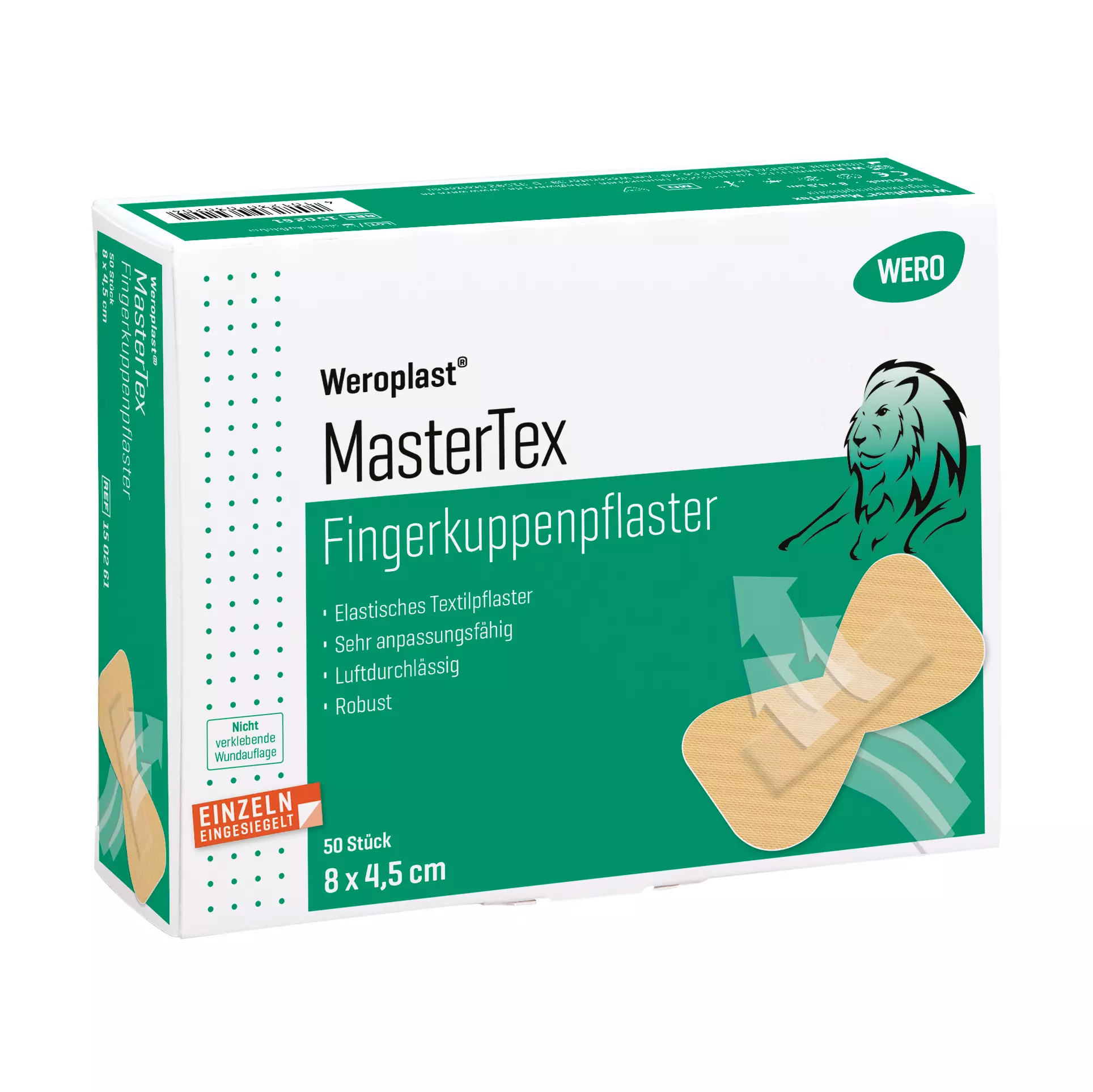 Weroplast® MasterTex fingertip plasters - 50 pcs