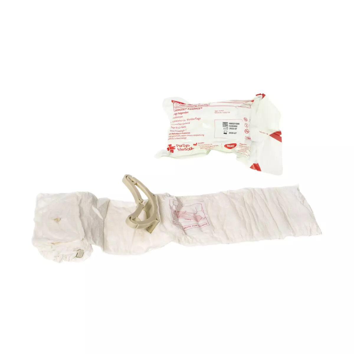 Die original Emergency Bandage® - Weiß, 10 cm