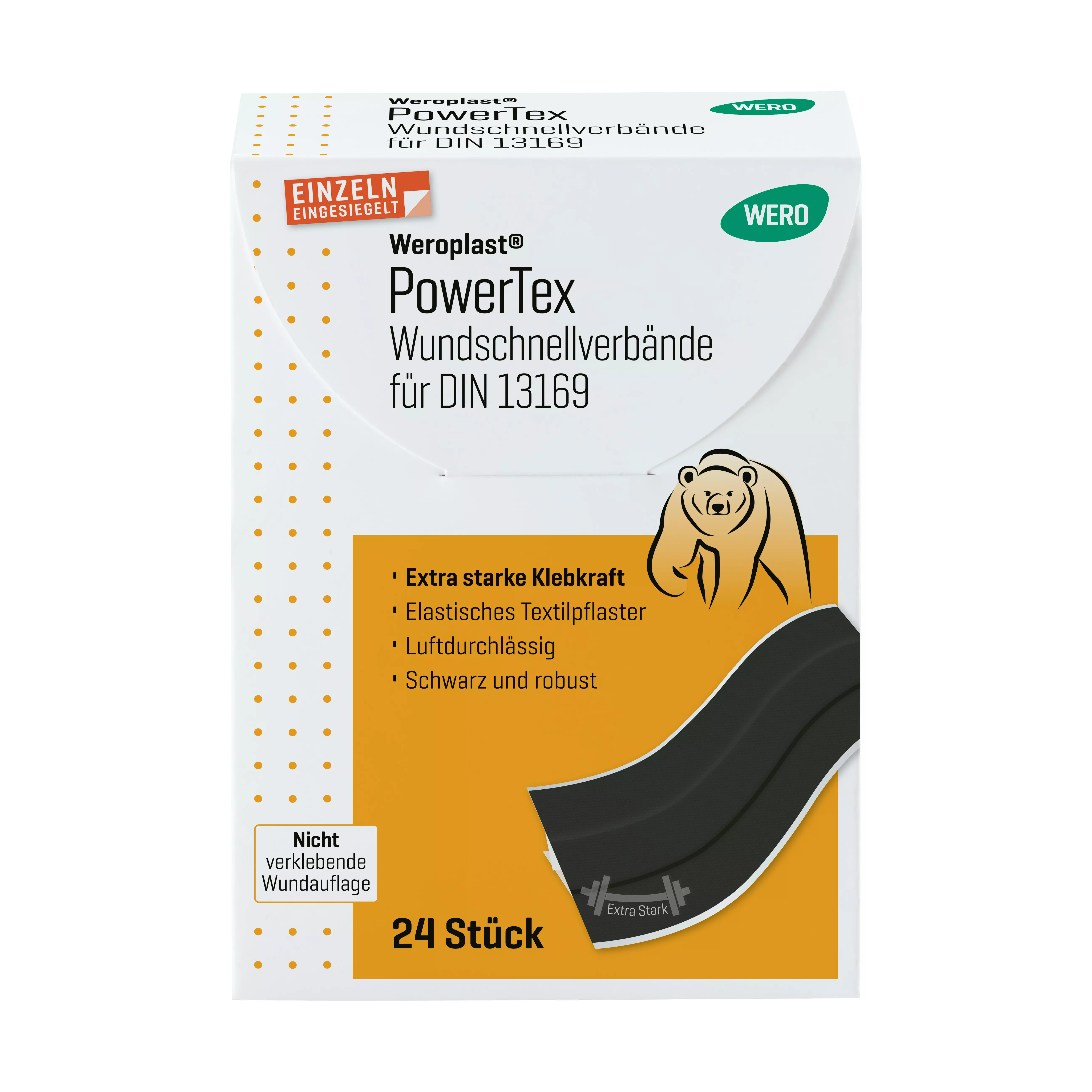 Weroplast® PowerTex plasters - Quick wound dressings DIN 13169