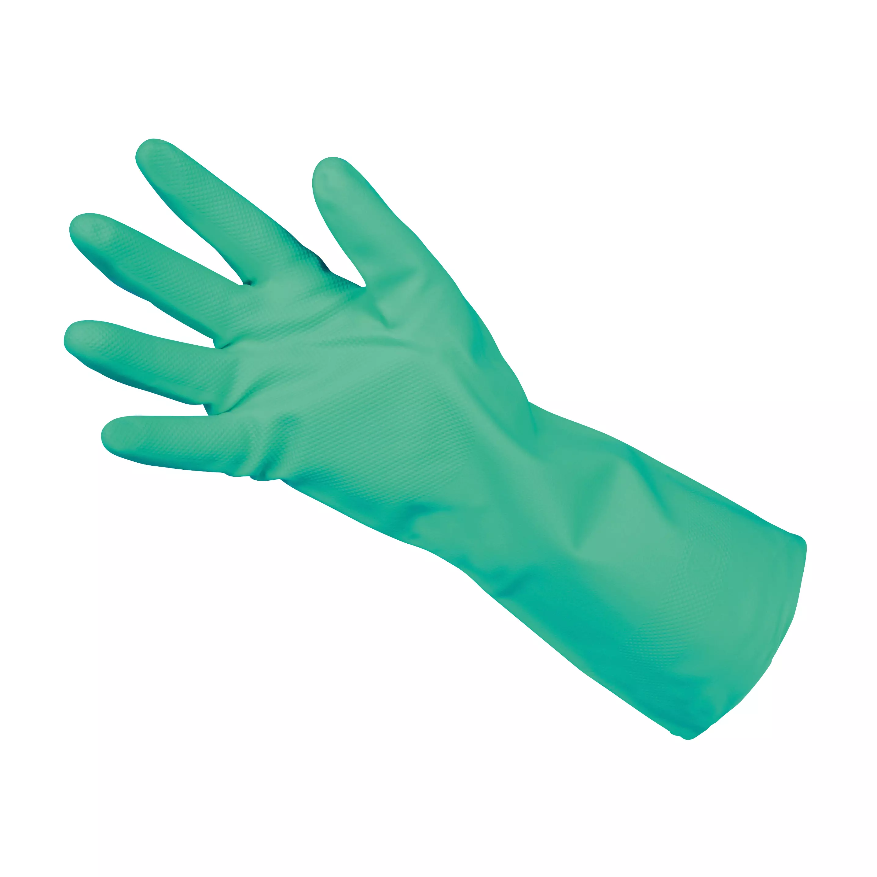 Chemikalienschutzhandschuh Nitril 33, 12 Paar - Grün, 7