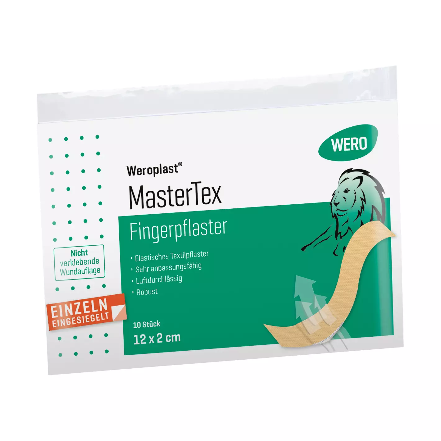 Fingerpflaster Weroplast® MasterTex - 2 cm, 10 Stk