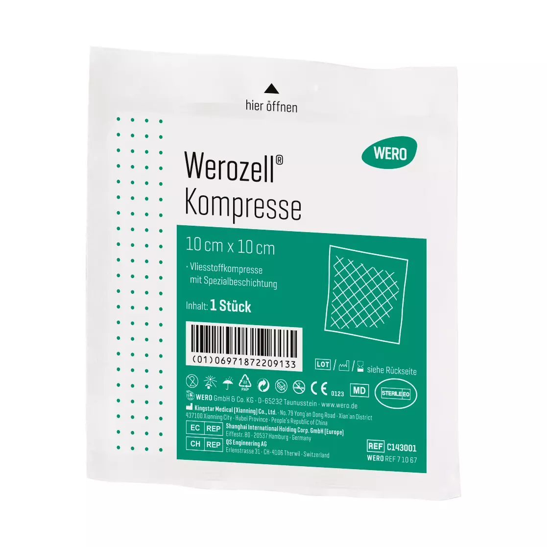 Werozell® compress, sterile - 1 pc