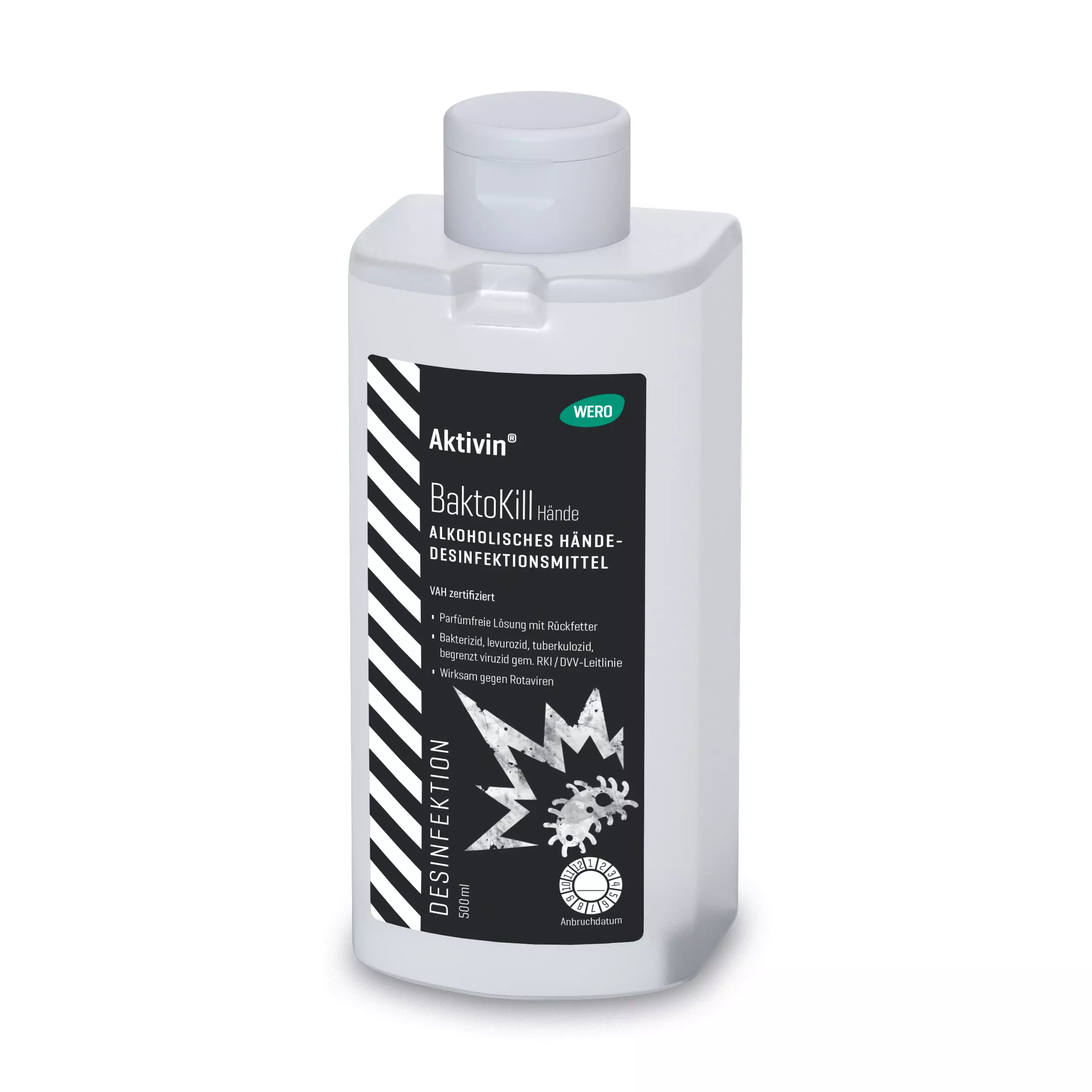 Hand disinfectant Aktivin® BaktoKill - Euro bottle, 500 ml