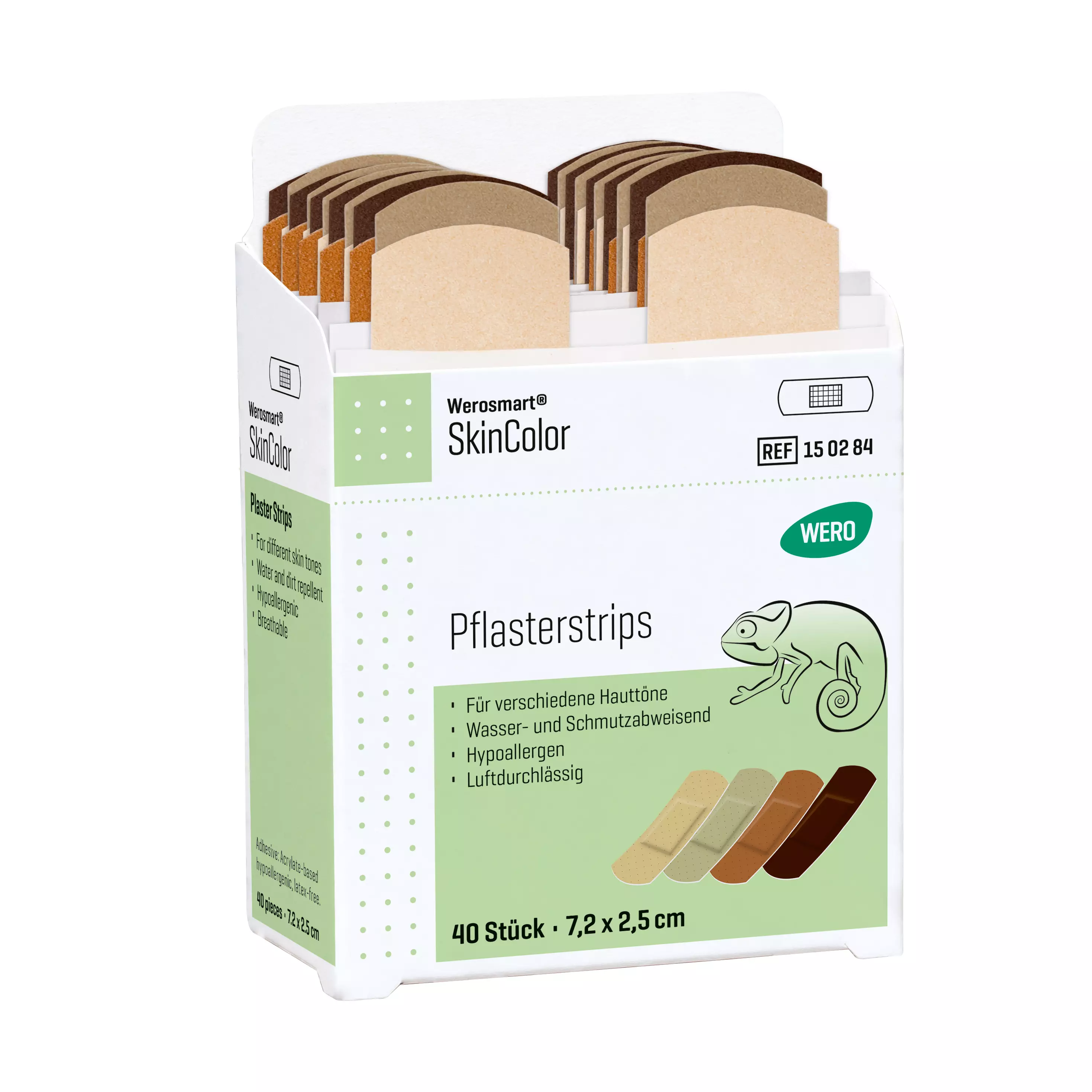 Werosmart® SkinColor plaster dispenser inserts Plaster strips - insert