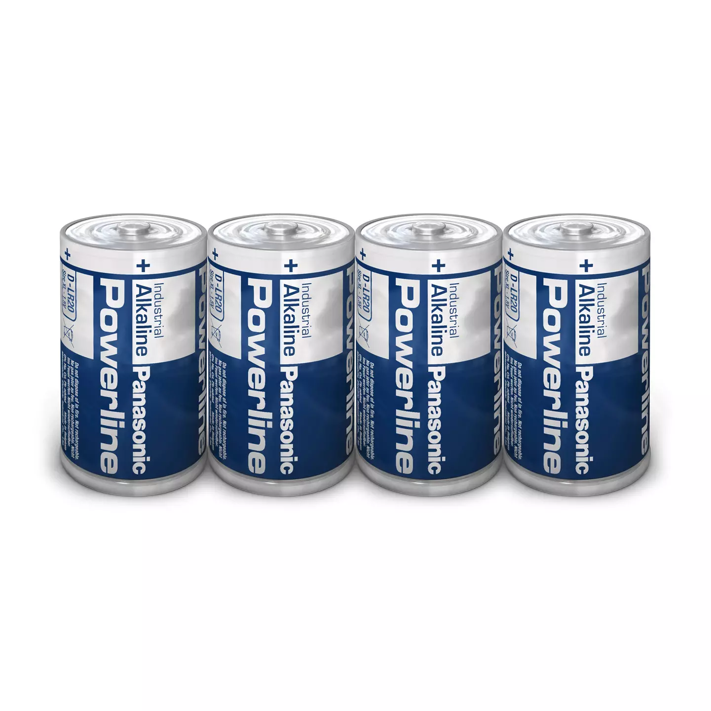 Panasonic Industrial LR20 batteries, 4 pcs