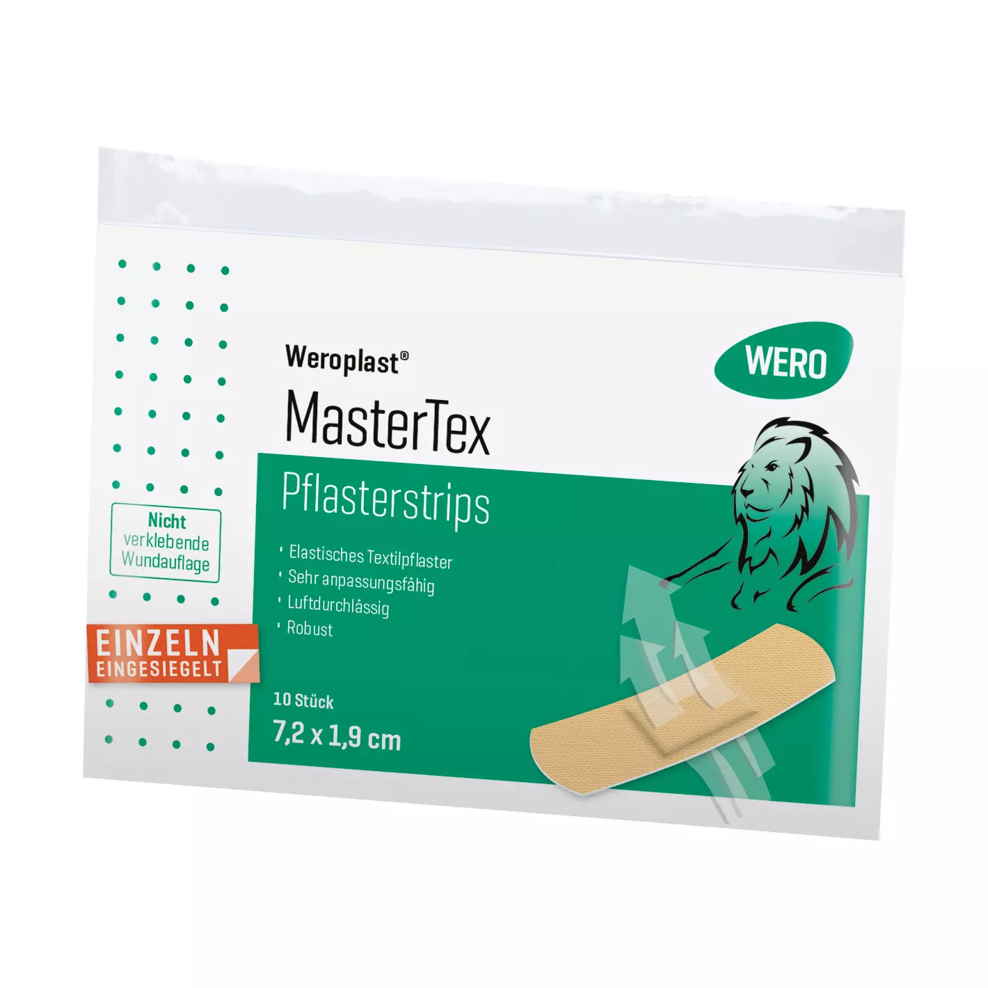 Pflasterstrips Weroplast® MasterTex - 1,9 cm, 10 Stk